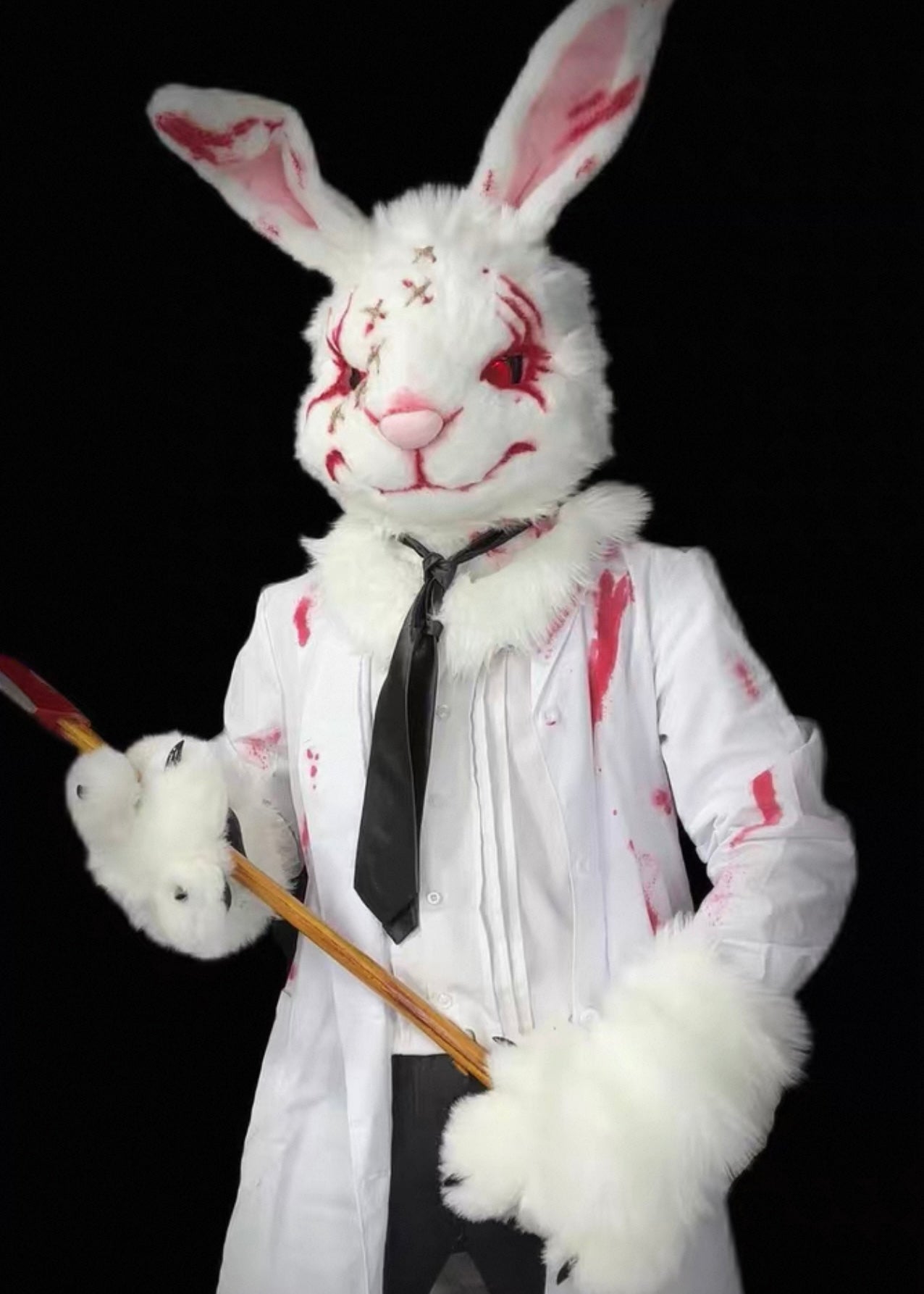 Bunny Slayer Head Fursuit (Gift Handpaws)