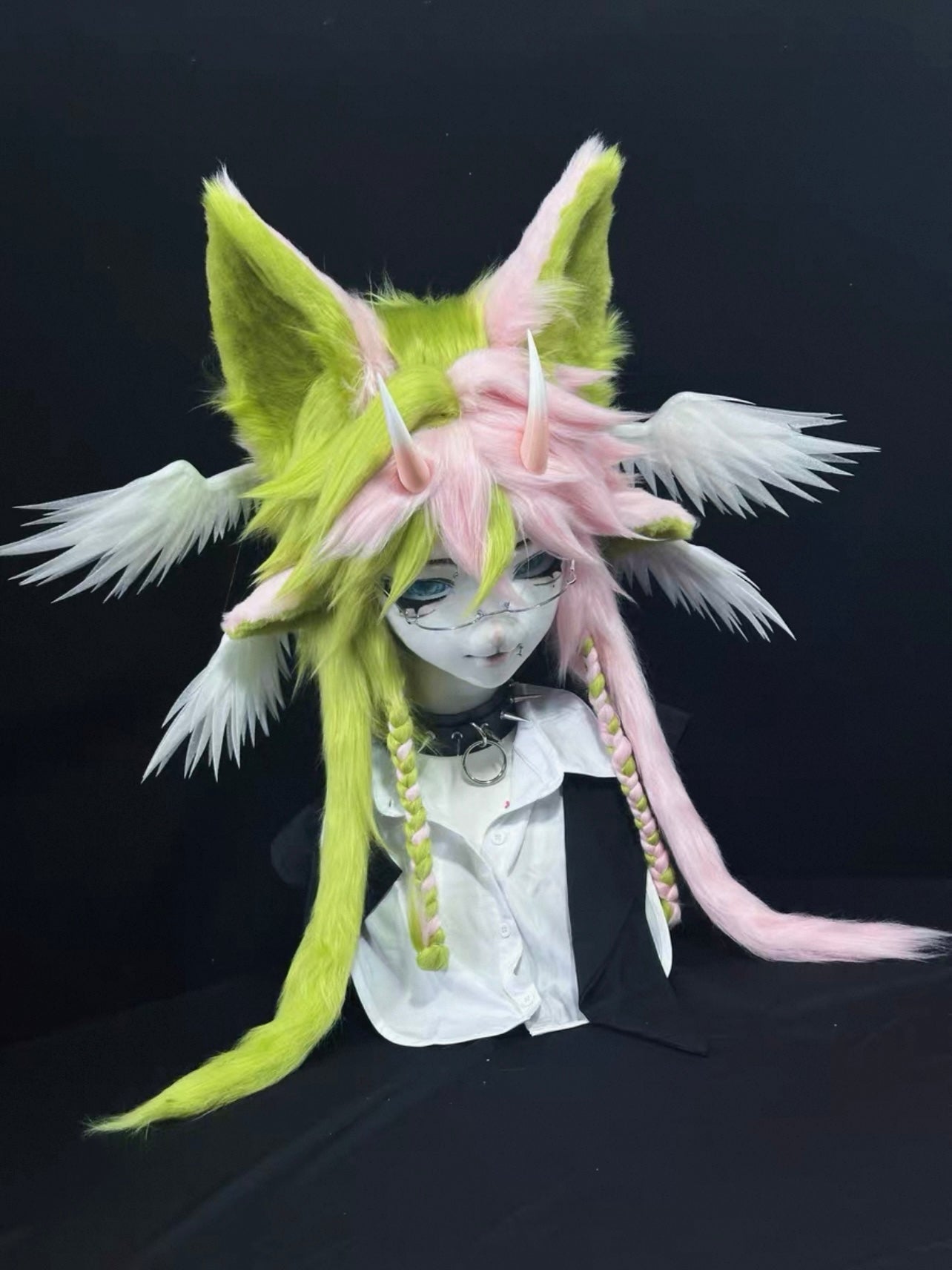 Fallen Angel Kig Head Fursuit