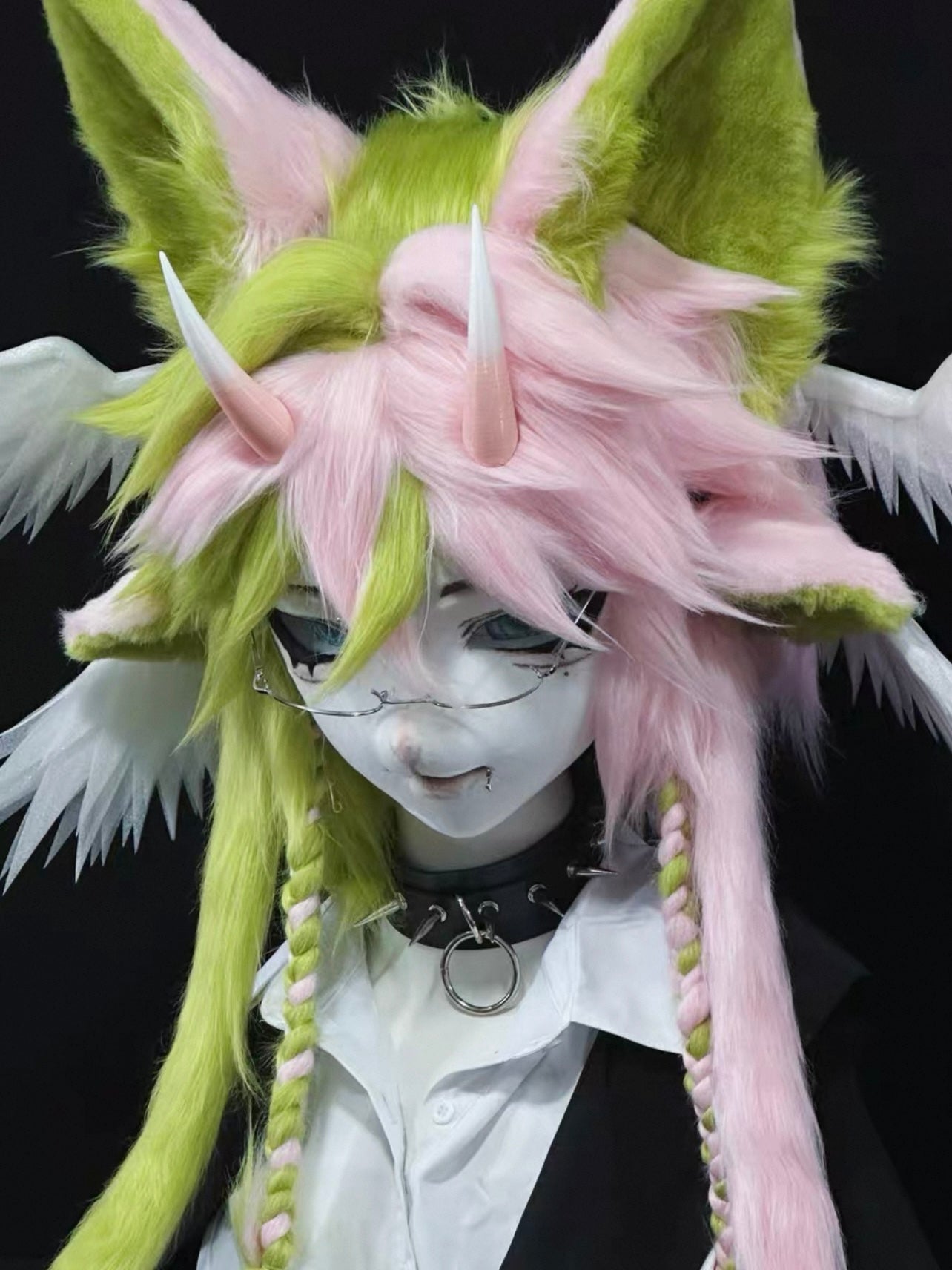 Fallen Angel Kig Head Fursuit