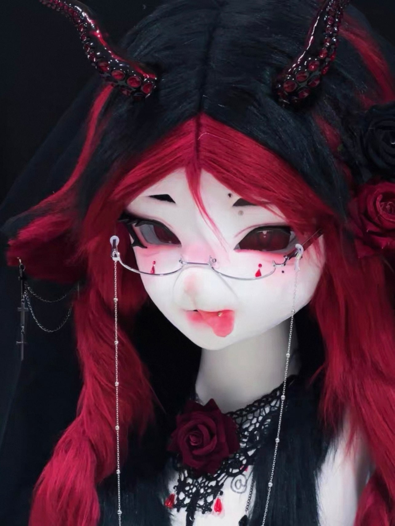 Succubus Lamb Kig Head Fursuit
