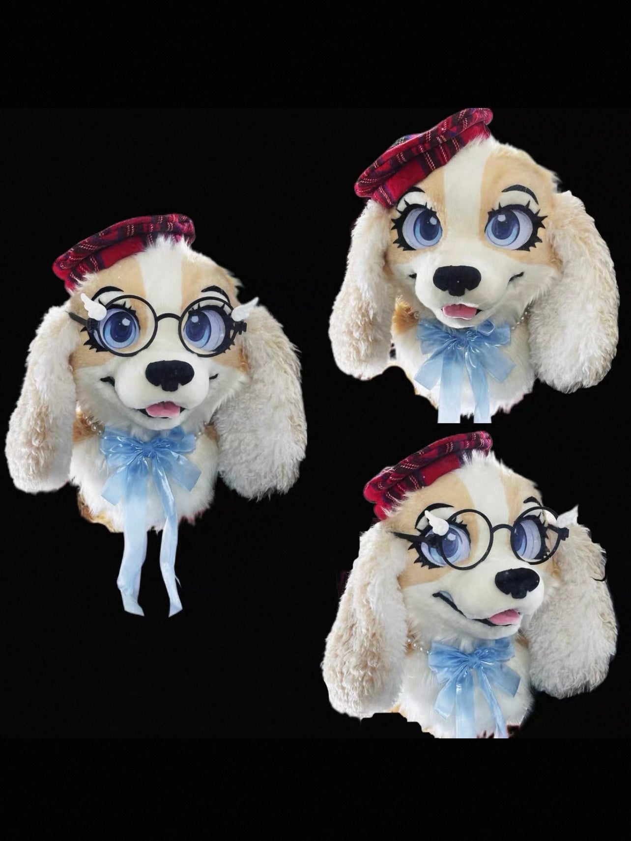 Merry Cocker Spaniel Head Fursuit (Gift Handpaws)