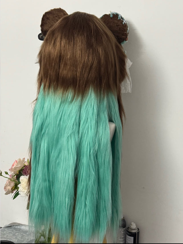 Mint Chocolate Cake Kig Head Fursuit