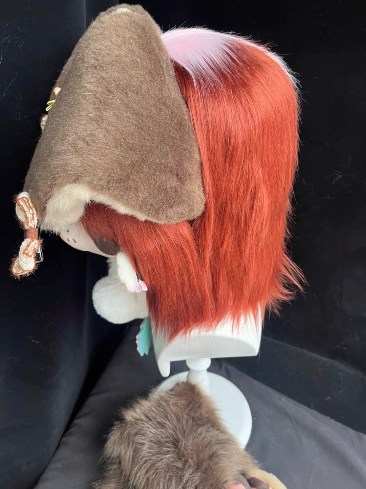 Spotted Puppy Kig Head Fursuit(Gift Handpaws)