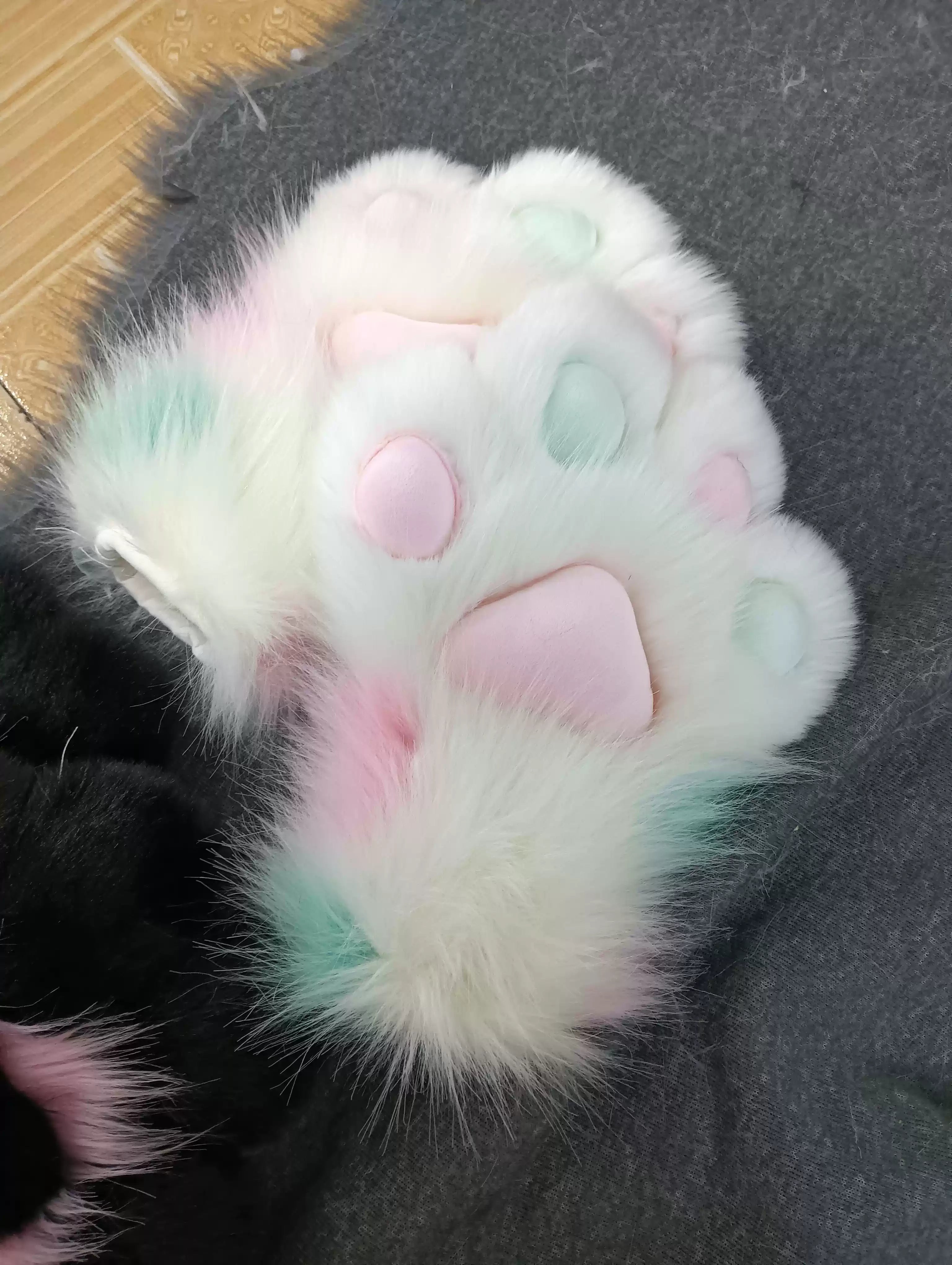 Animal claws finished edge squeak furry Japanese style