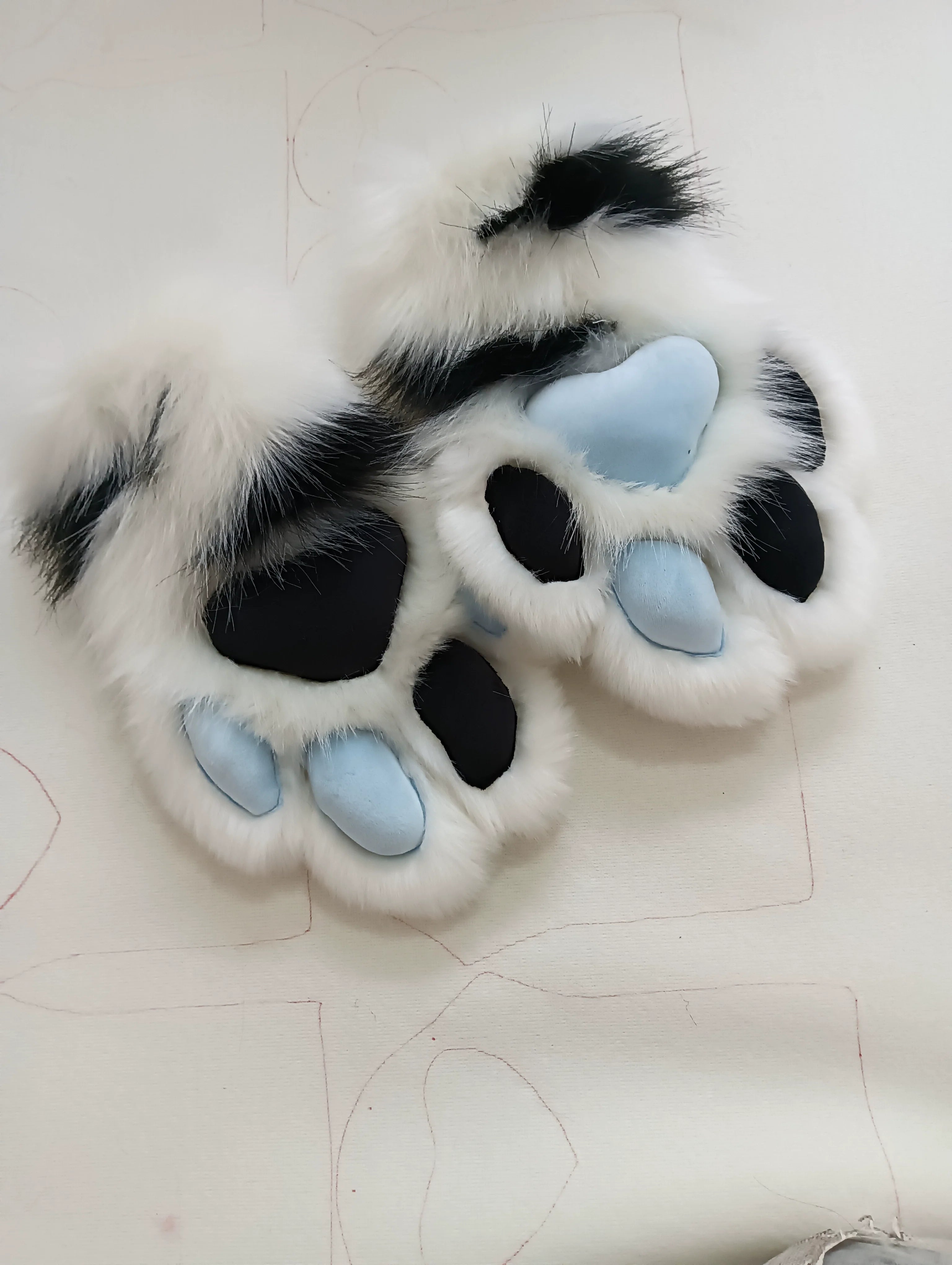 Animal claws finished edge squeak furry Japanese style