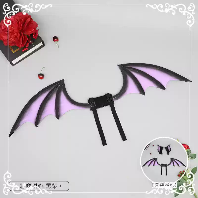 Simulation animal ears animal tail devil bat animal ears