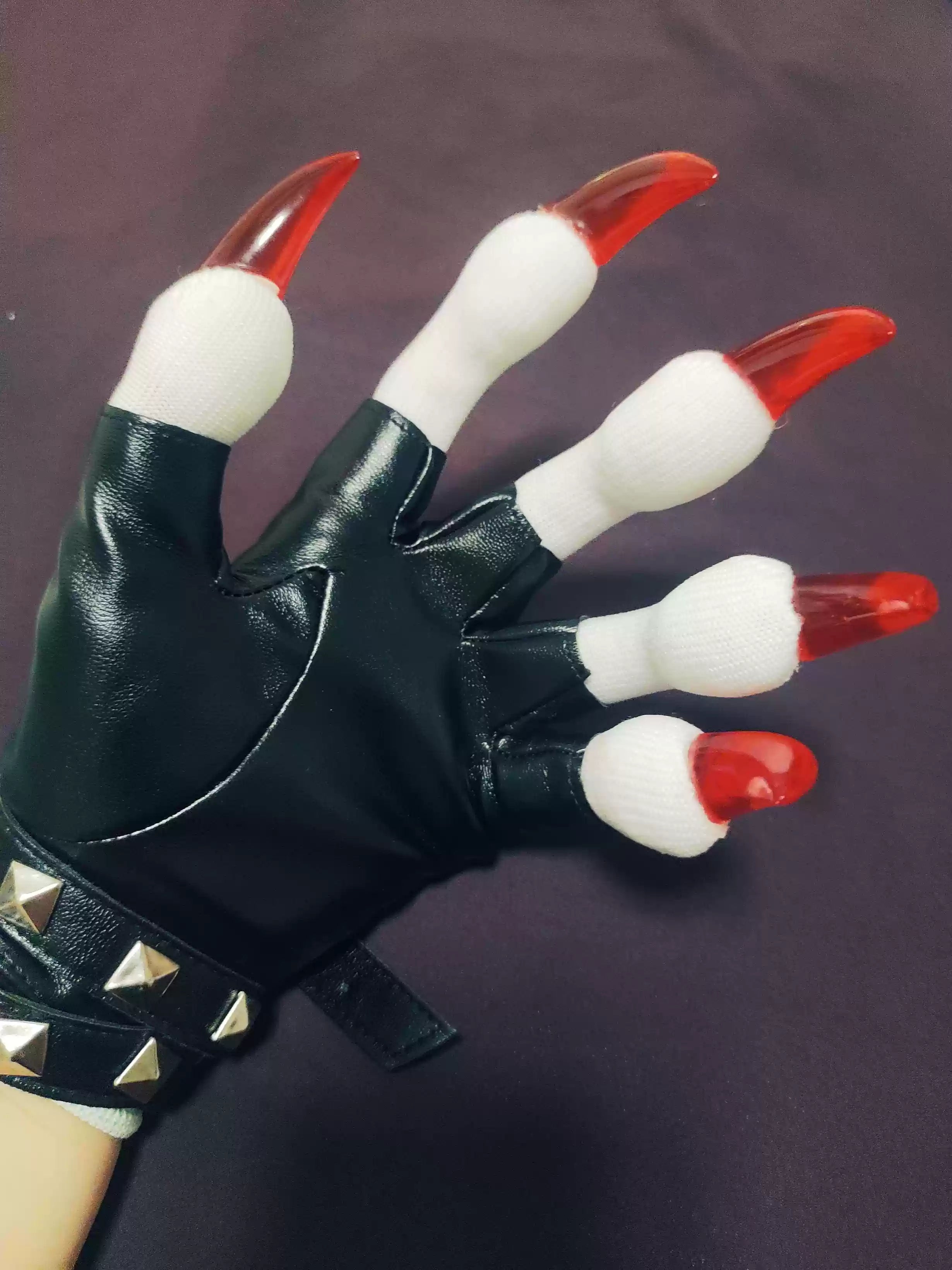 Kig series animal claw close-fitting claw furry gloves finished product