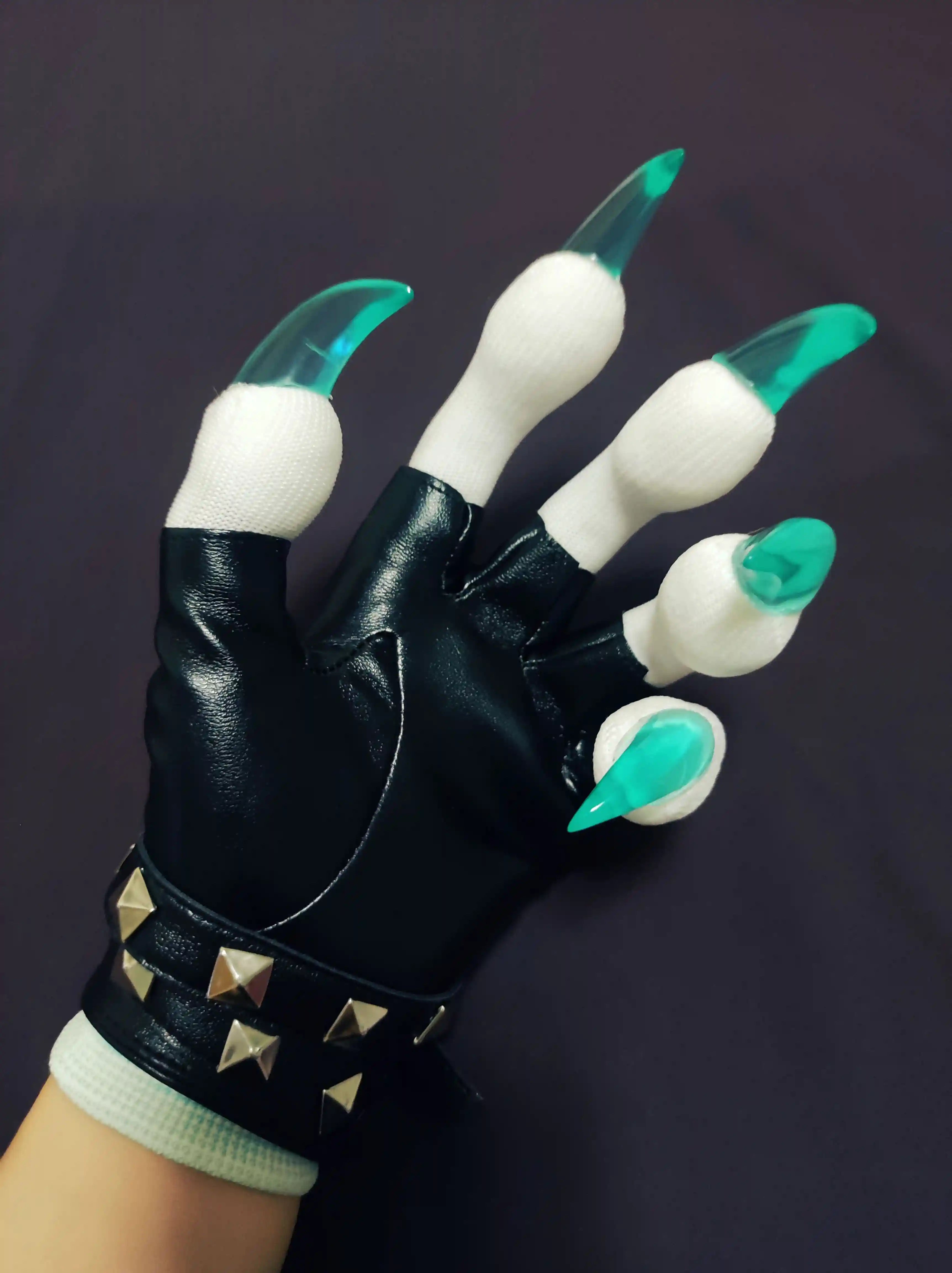Kig series animal claw close-fitting claw furry gloves finished product