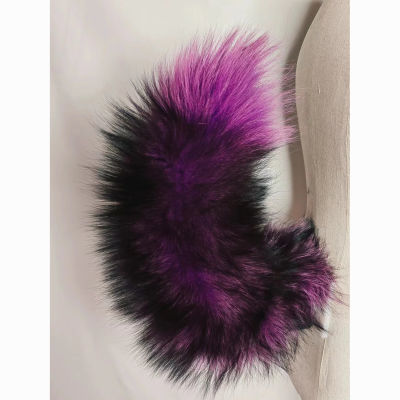 Black and purple rendering of animal tail electric tail