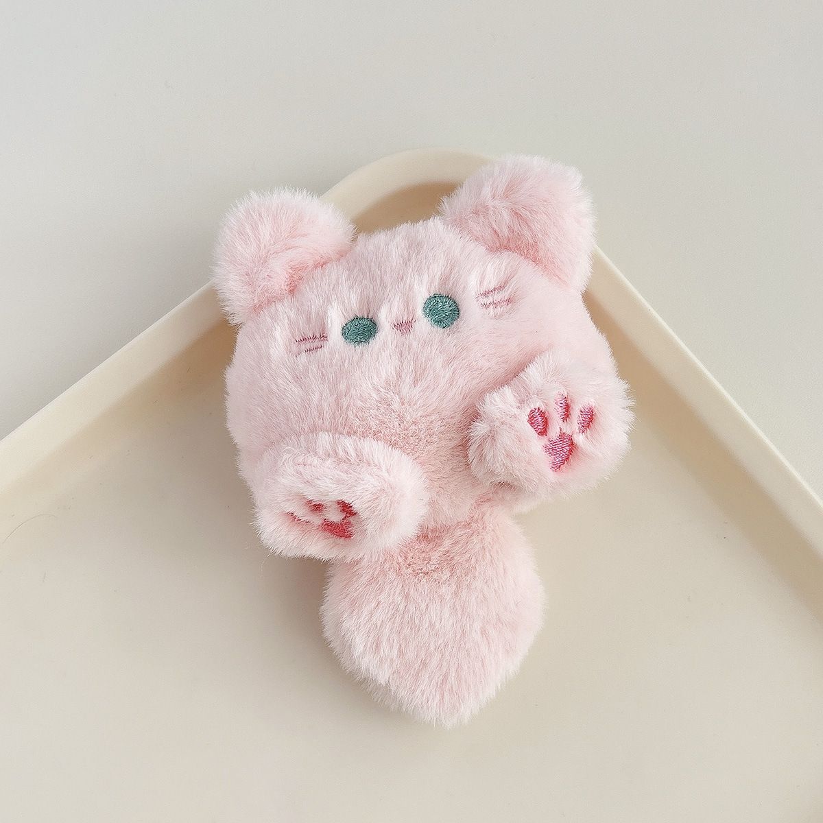 Cartoon plush cat accessories