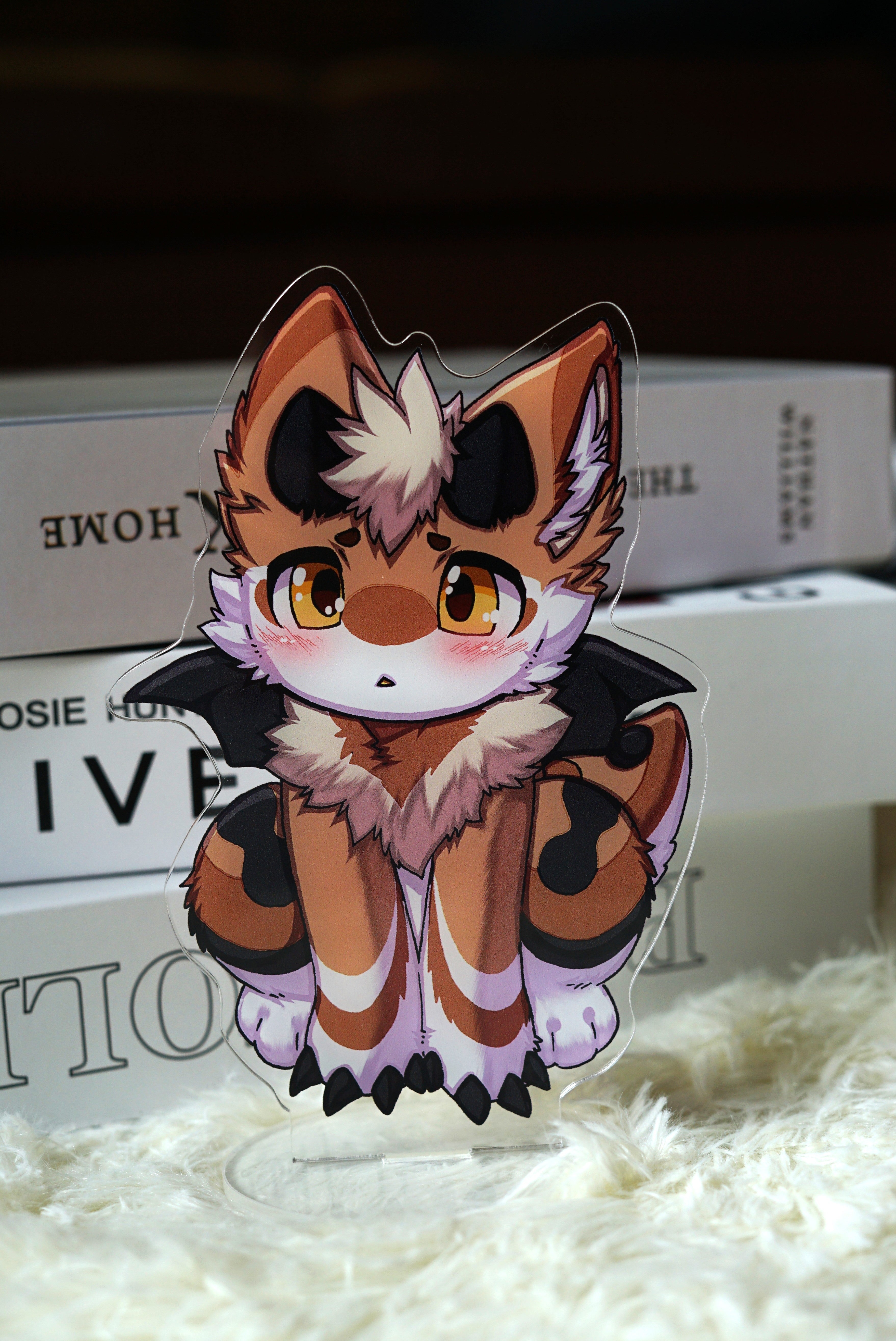 Customizable furry stand peripherals