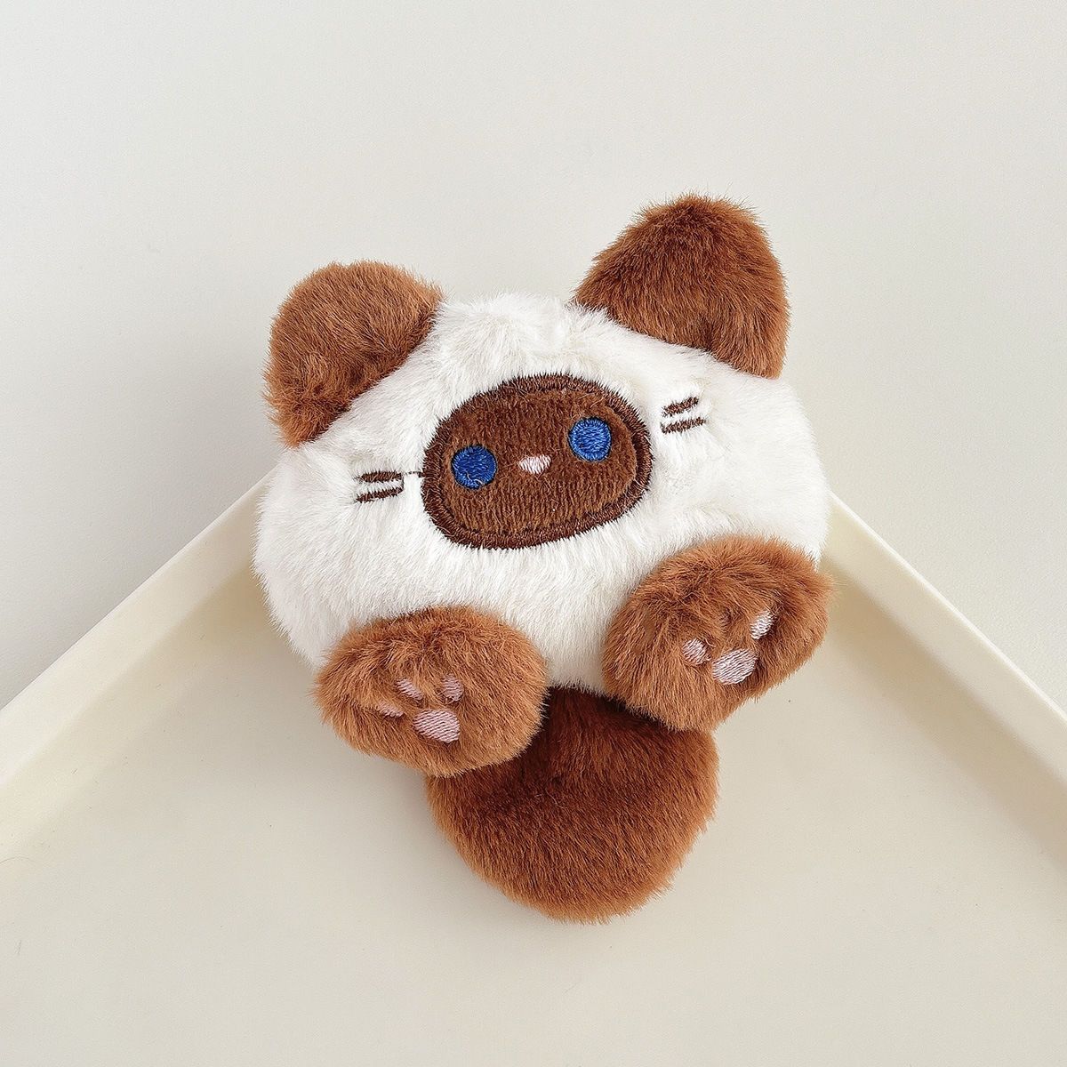 Cartoon plush cat accessories
