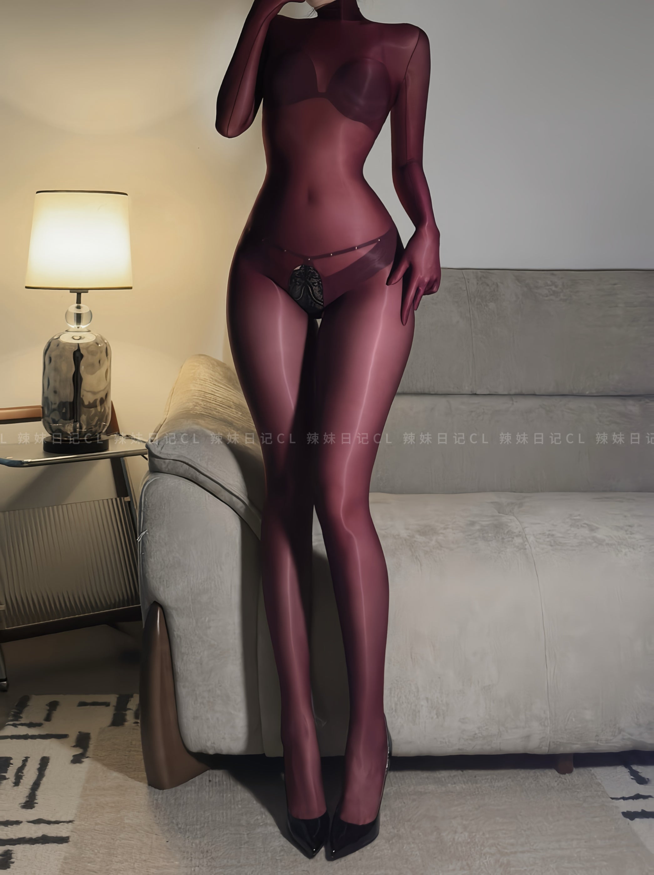 Full Zip Long Sleeve Bodysuit