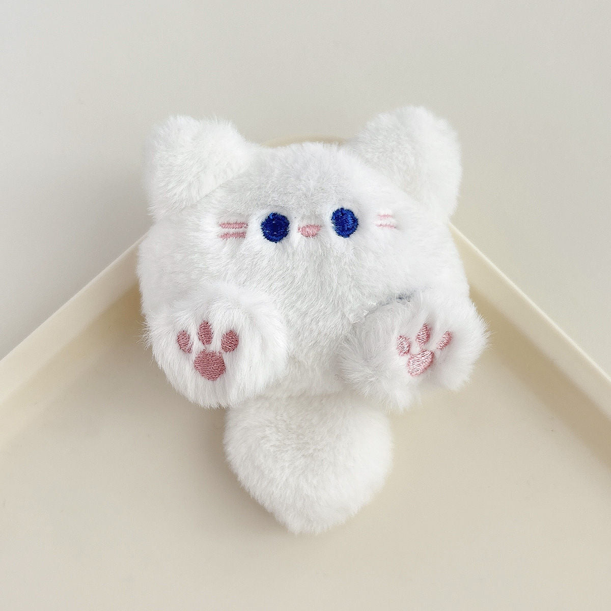 Cartoon plush cat accessories