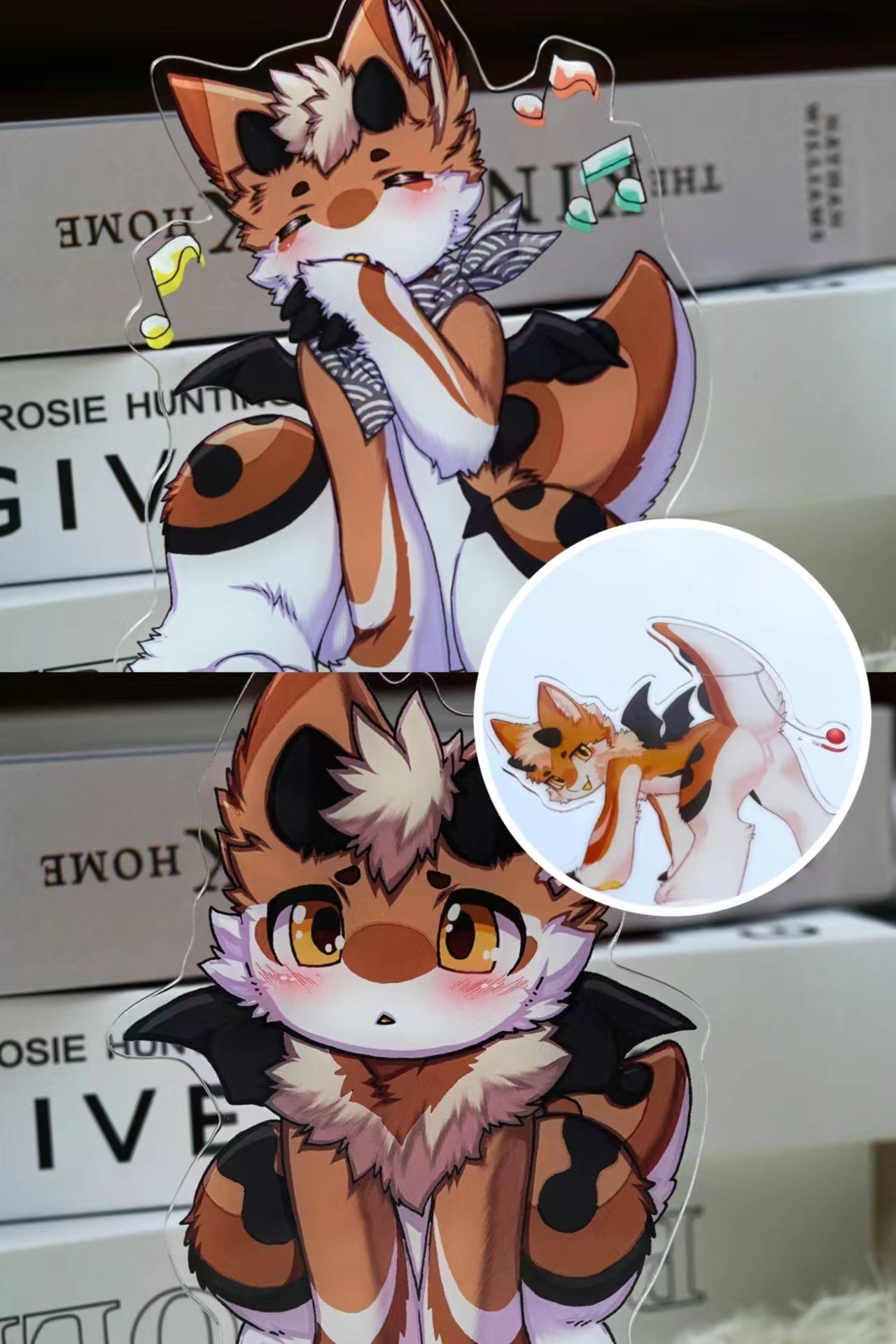 Customizable furry stand peripherals