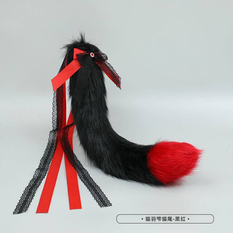 Handmade cosplay animal ears and tail Lolita