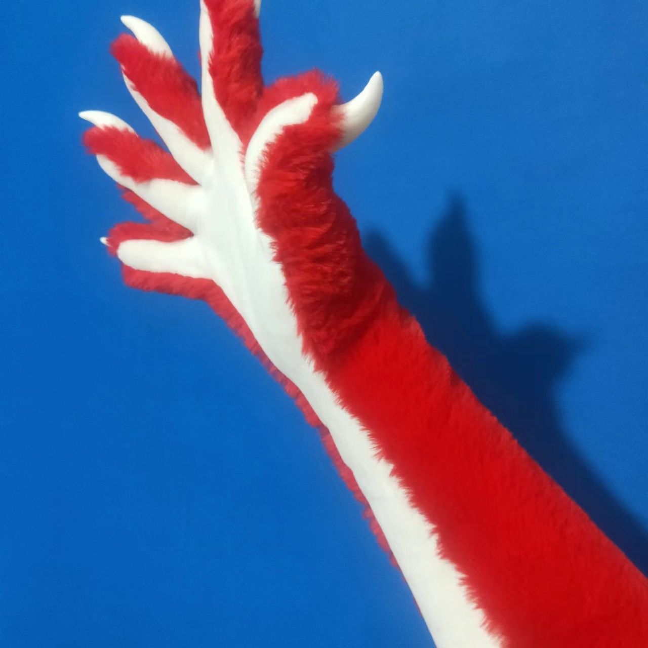 furry colorful furry kig claw gloves cat girl