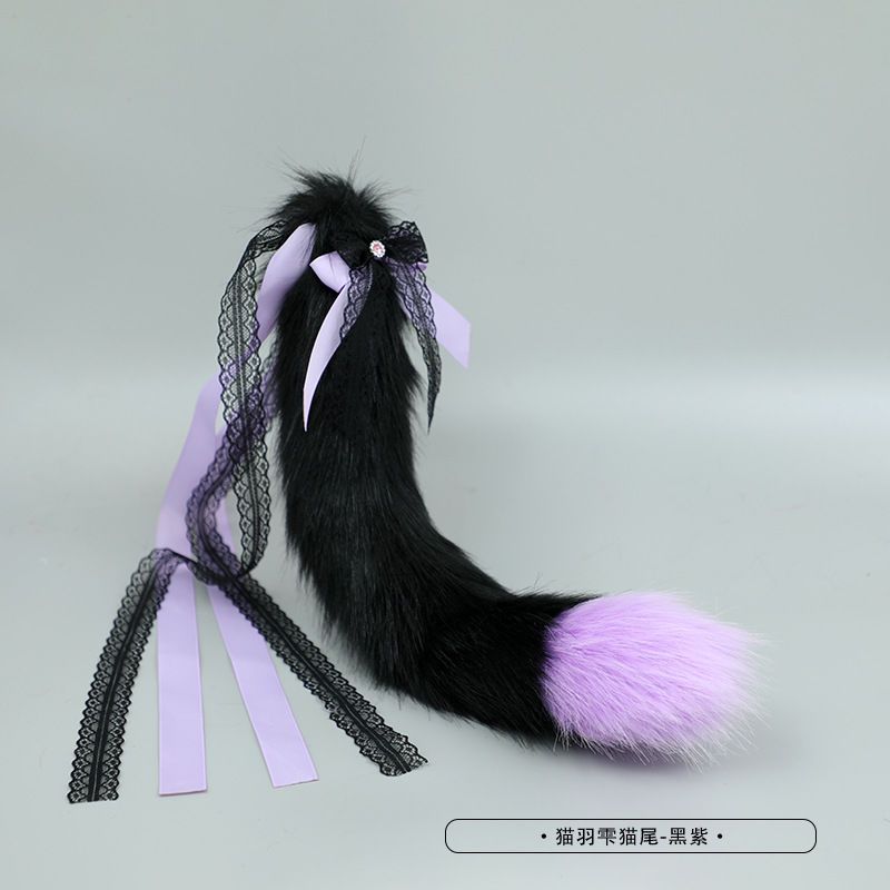 Handmade cosplay animal ears and tail Lolita
