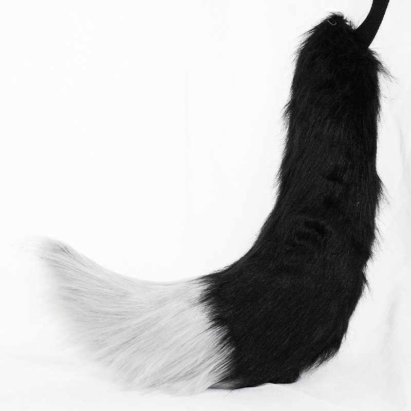 Large size handmade plush fursuit tail