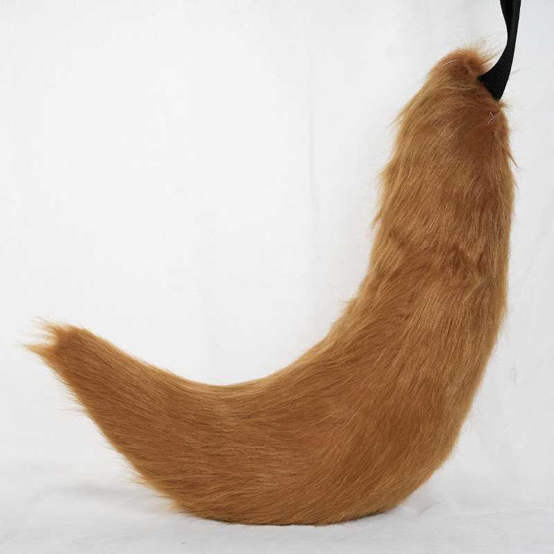 Large size handmade plush fursuit tail