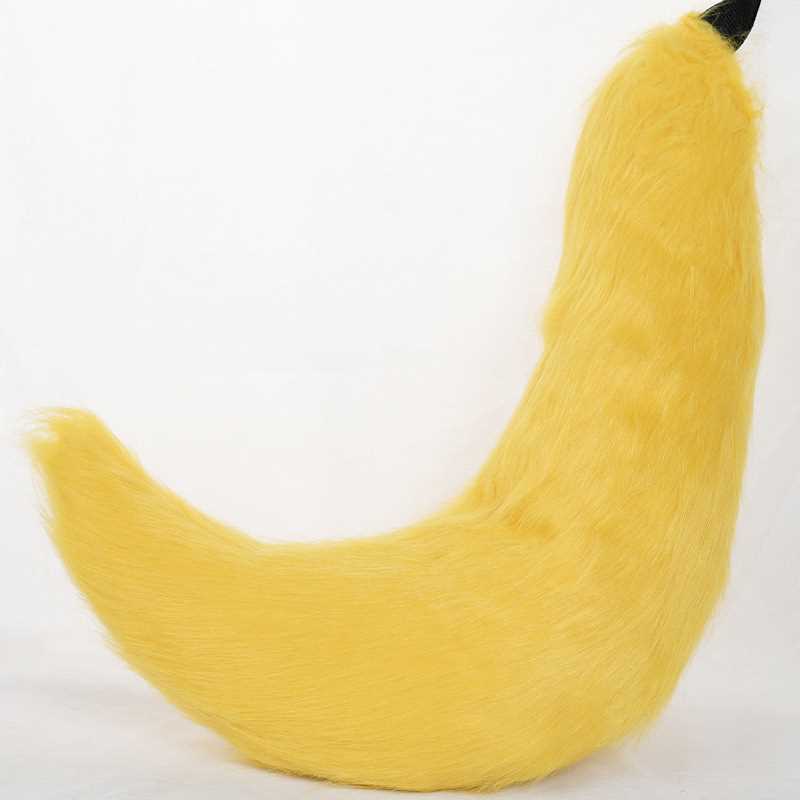 Large size handmade plush fursuit tail