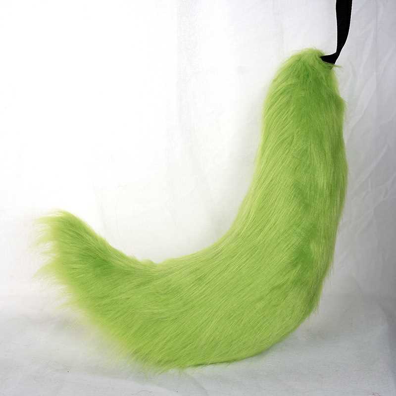 Large size handmade plush fursuit tail
