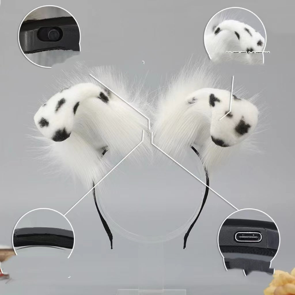 Electric Dalmatian Plush Comic Exhibition Ears
