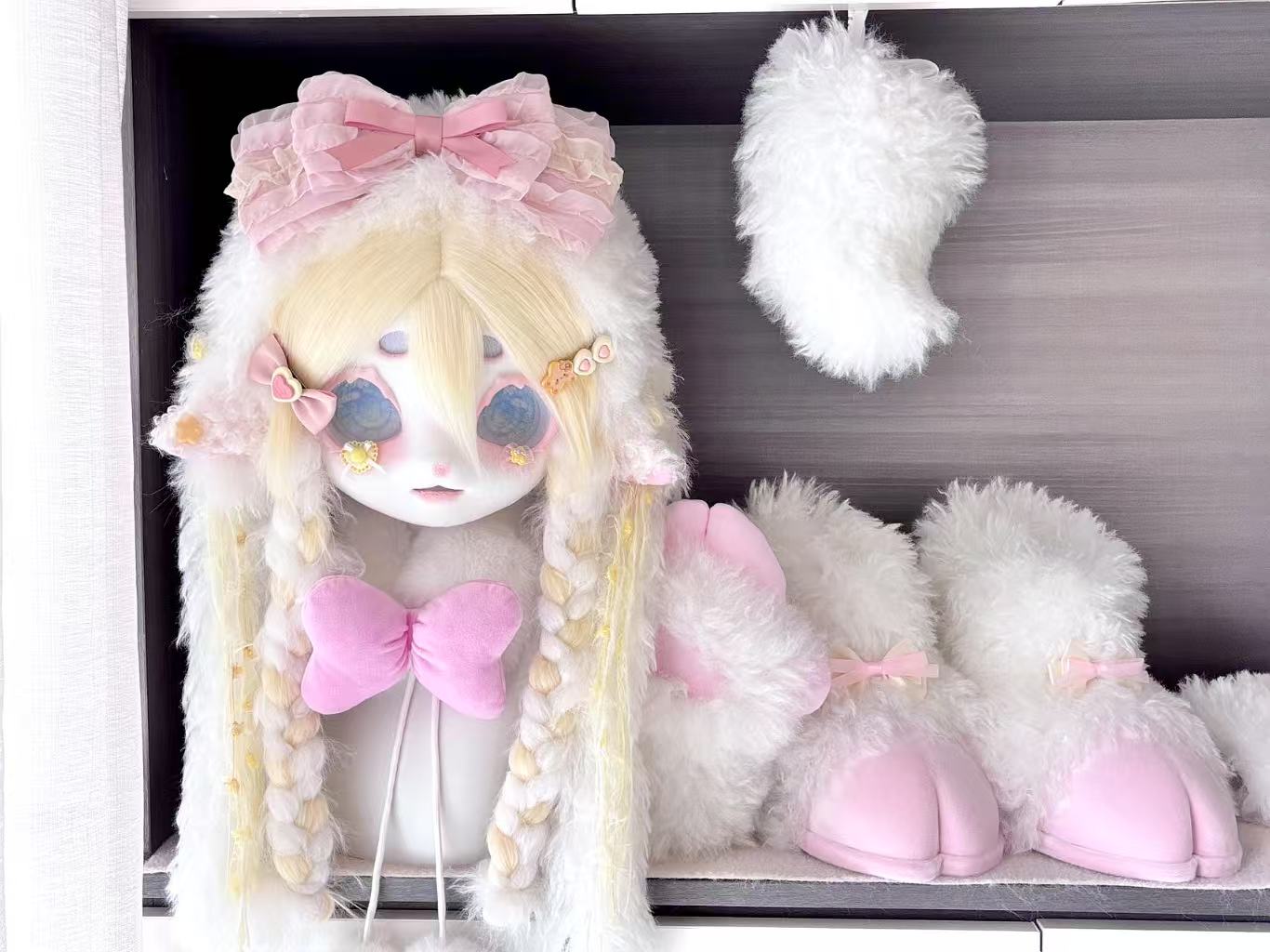 [Lamb] Bowknot Lamb Cake Kig Fursuits Stock (Gift Handpaws+Feetpaws+Tail)