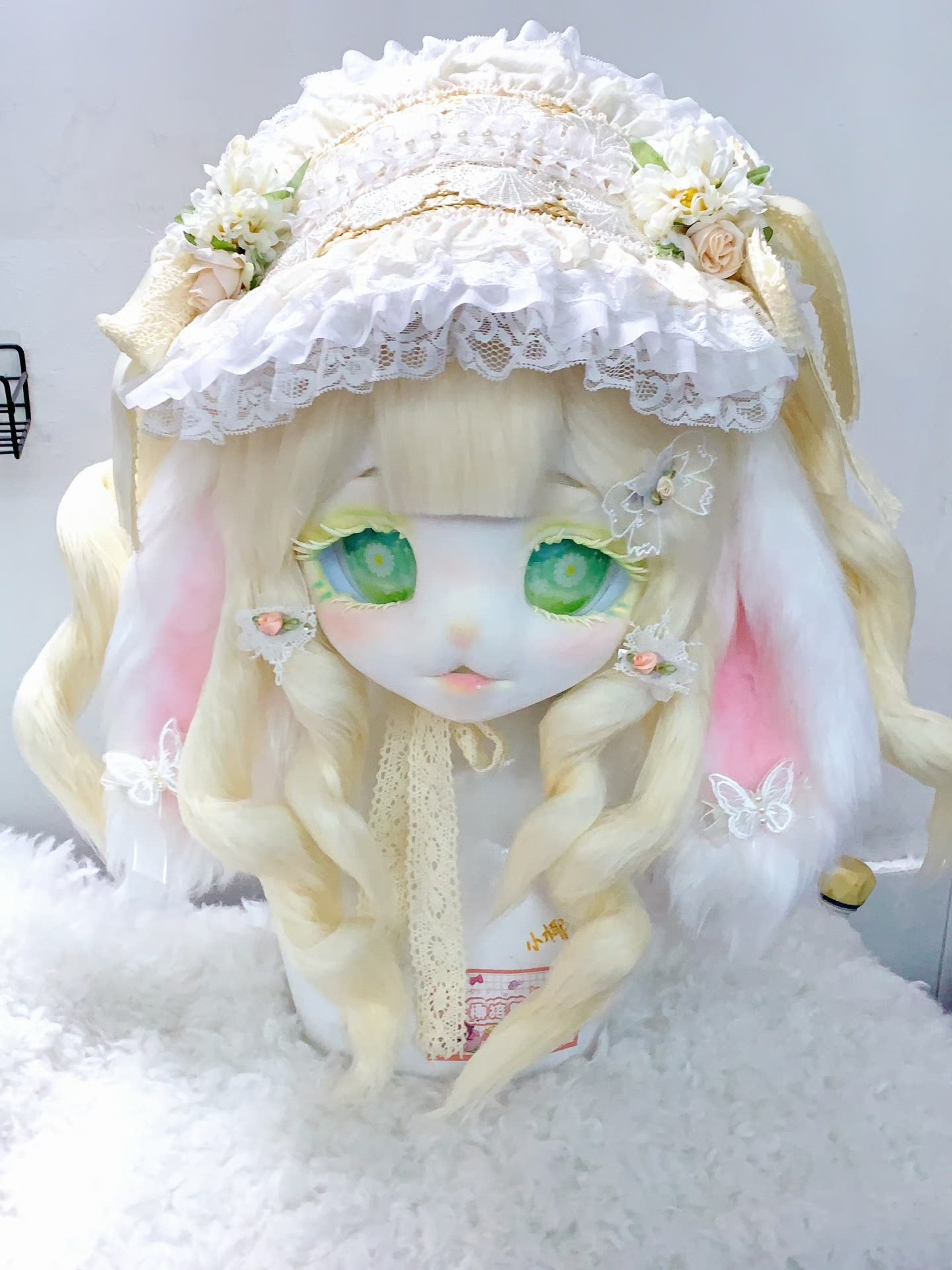 [Bunny] Kawaii Yellow Bunny Kig Fursuits Stock (Gift Tail)