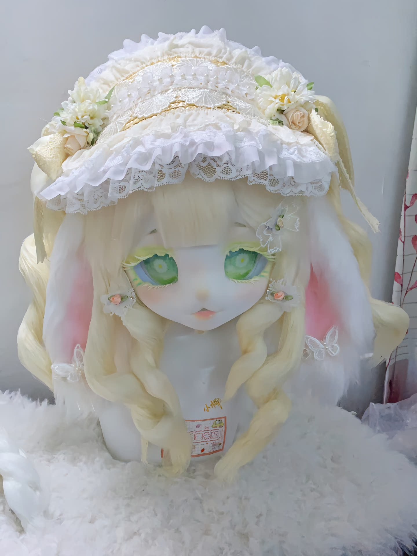 [Bunny] Kawaii Yellow Bunny Kig Fursuits Stock (Gift Tail)