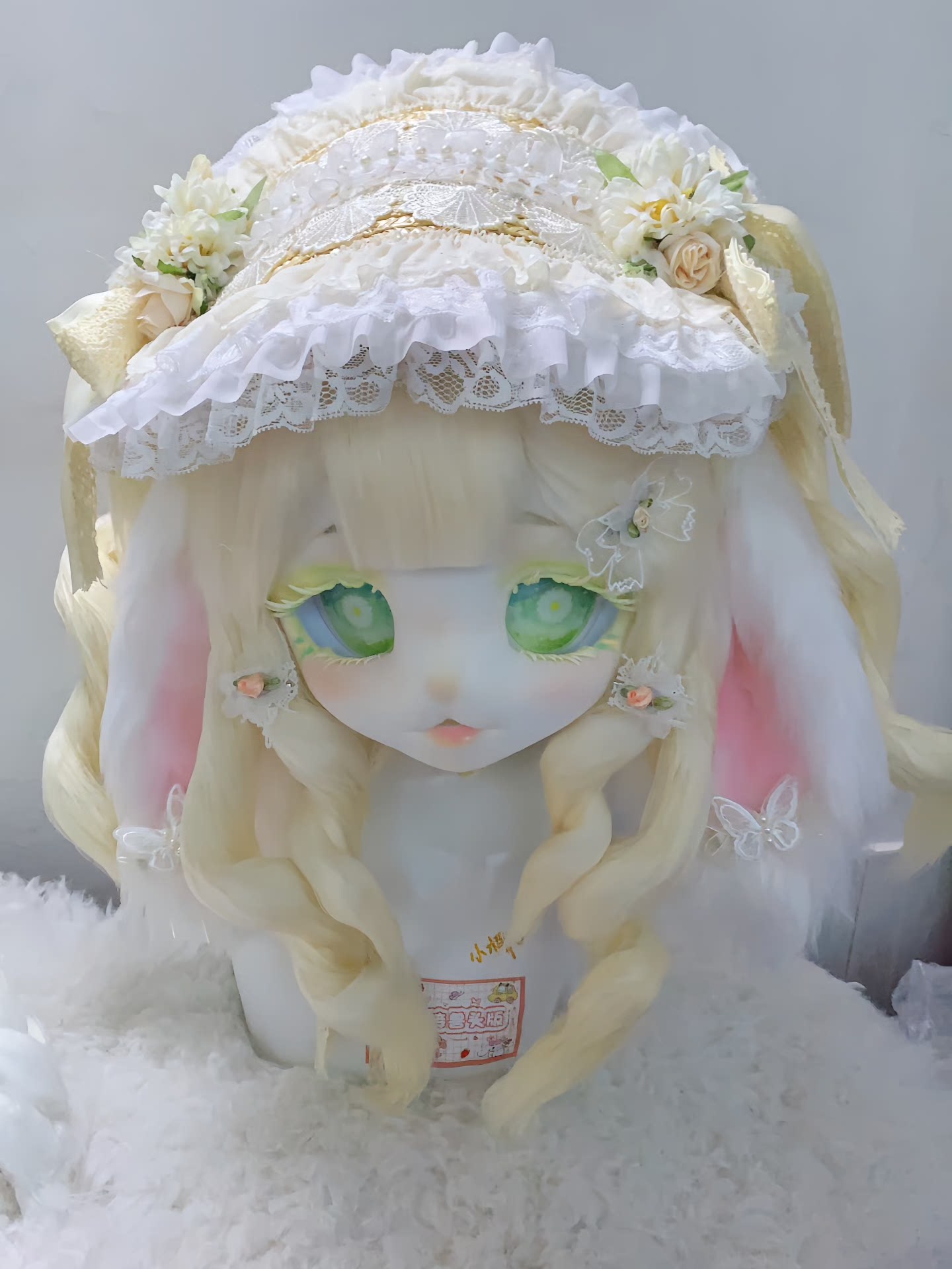 [Bunny] Kawaii Yellow Bunny Kig Fursuits Stock (Gift Tail)