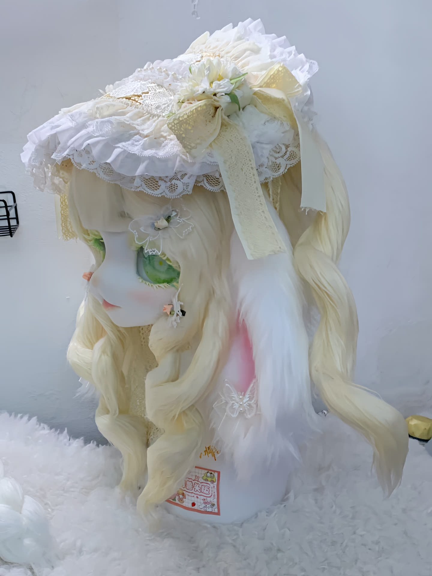 [Bunny] Kawaii Yellow Bunny Kig Fursuits Stock (Gift Tail)