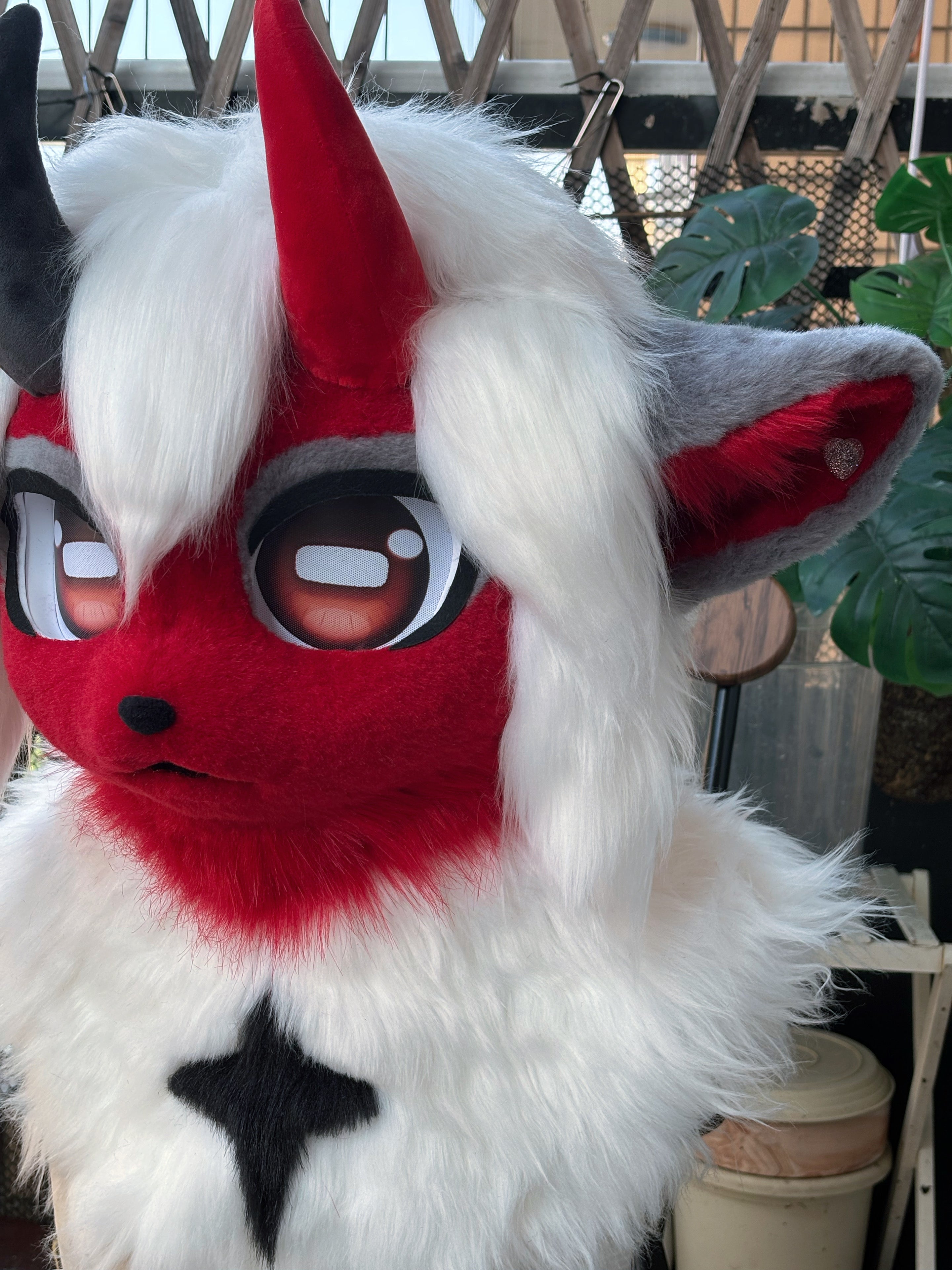 Devil Goat Kemono Head Fursuit