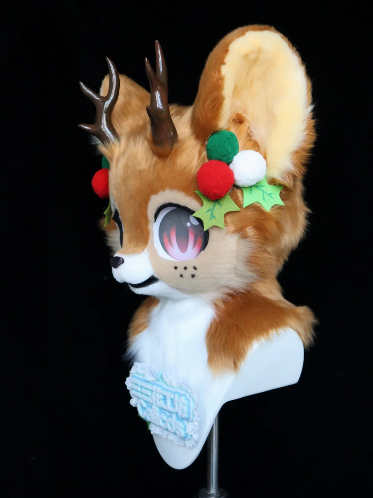 Christmas Reindeer Kemono Head Fursuit (Gift Handpaws)