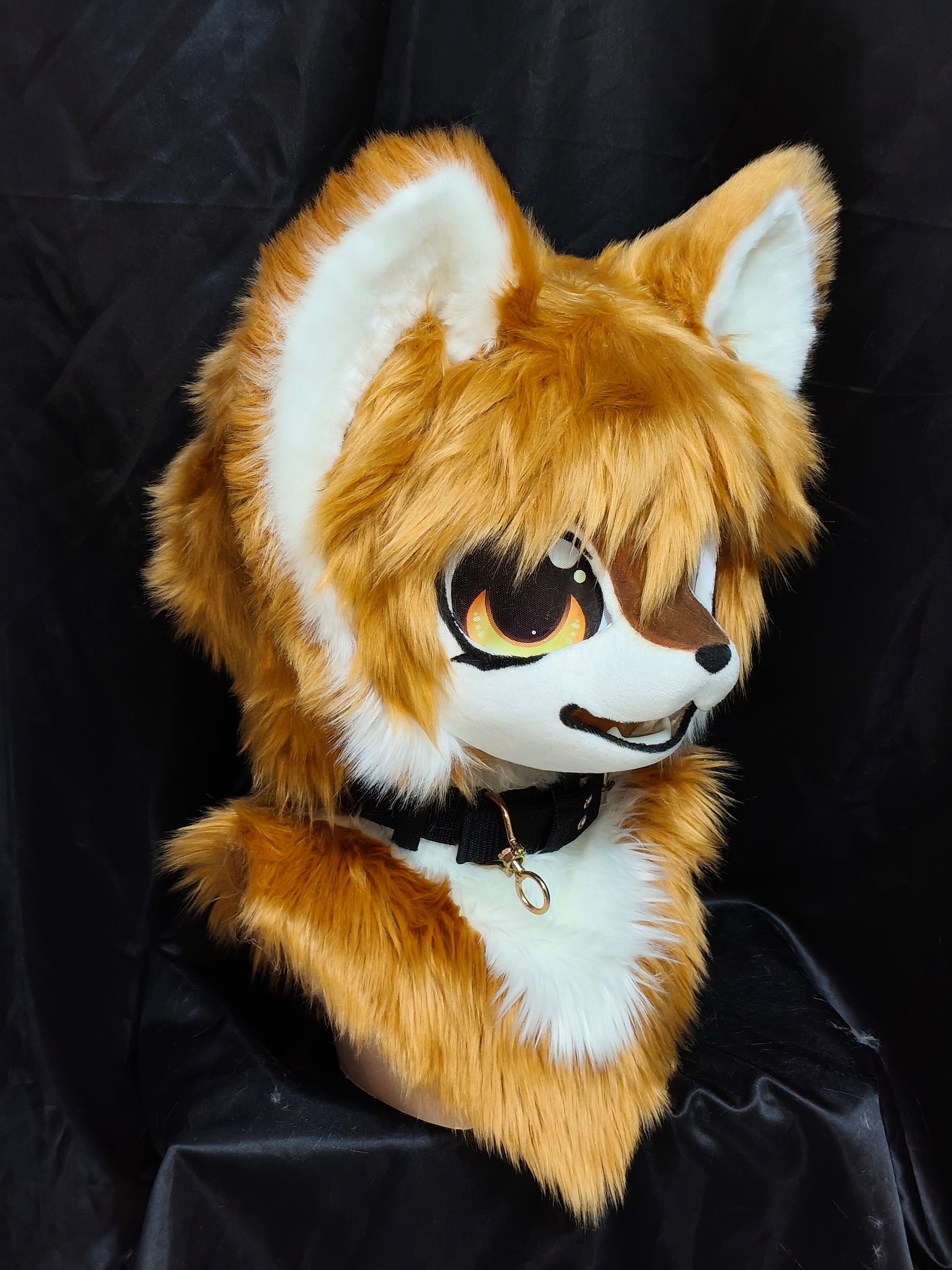 Golden Puppy Kemono Head Fursuit