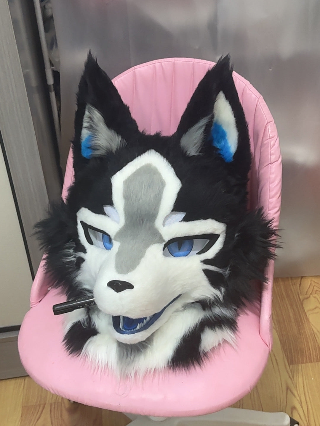 Fierce Wolf Kemono Head Fursuit
