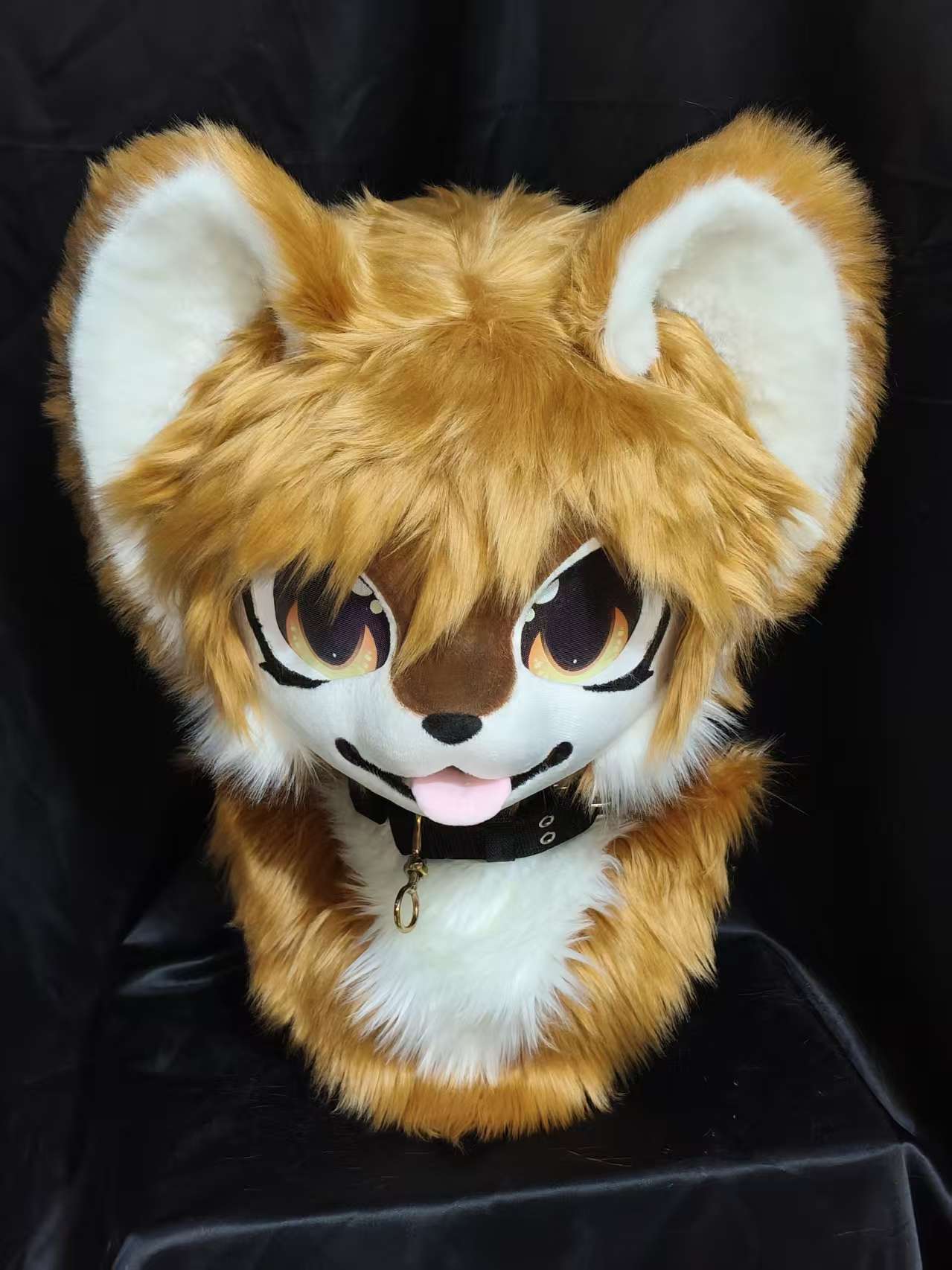 Golden Puppy Kemono Head Fursuit