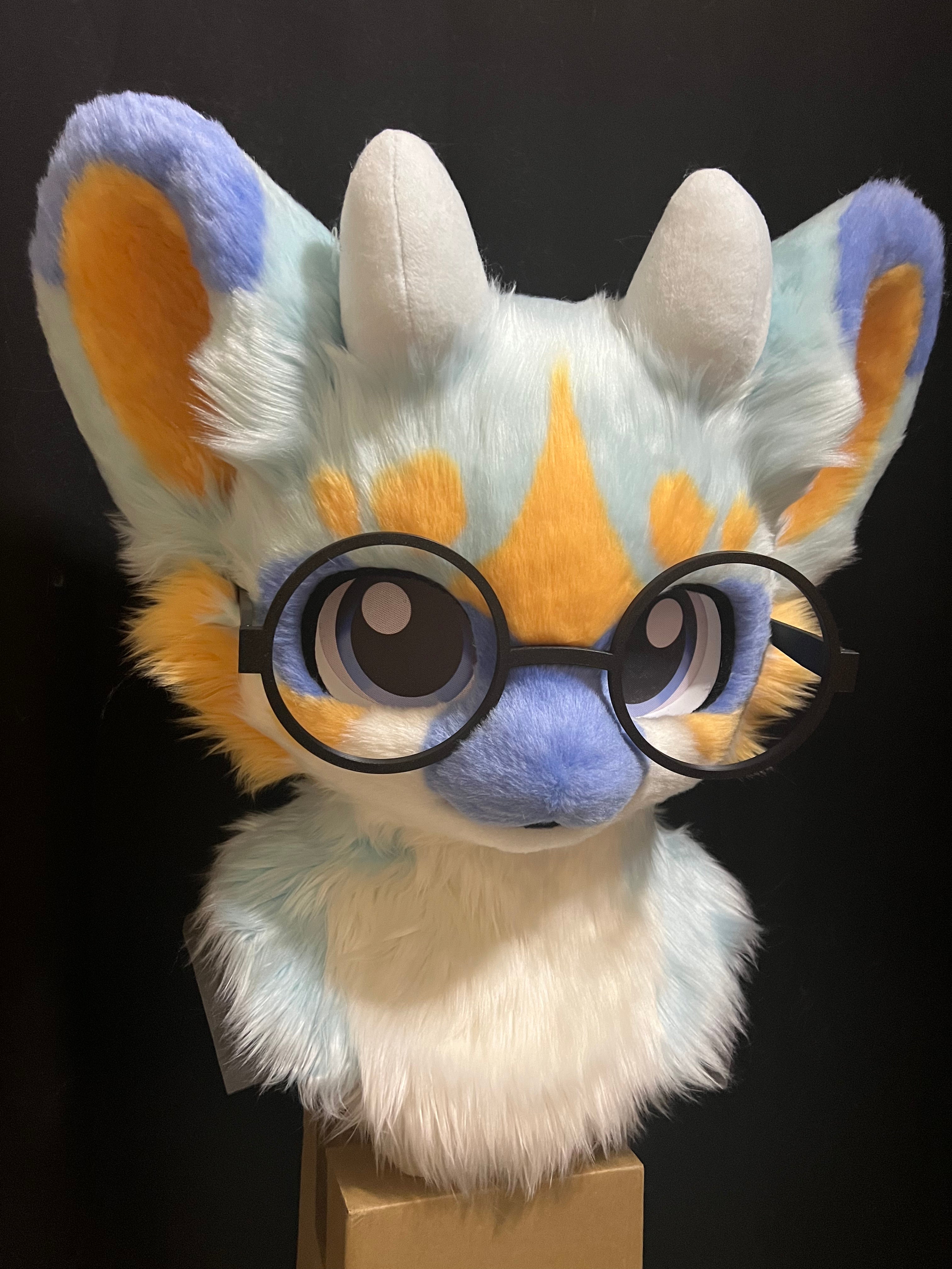 Glasses Dragon Kemono Head Fursuit