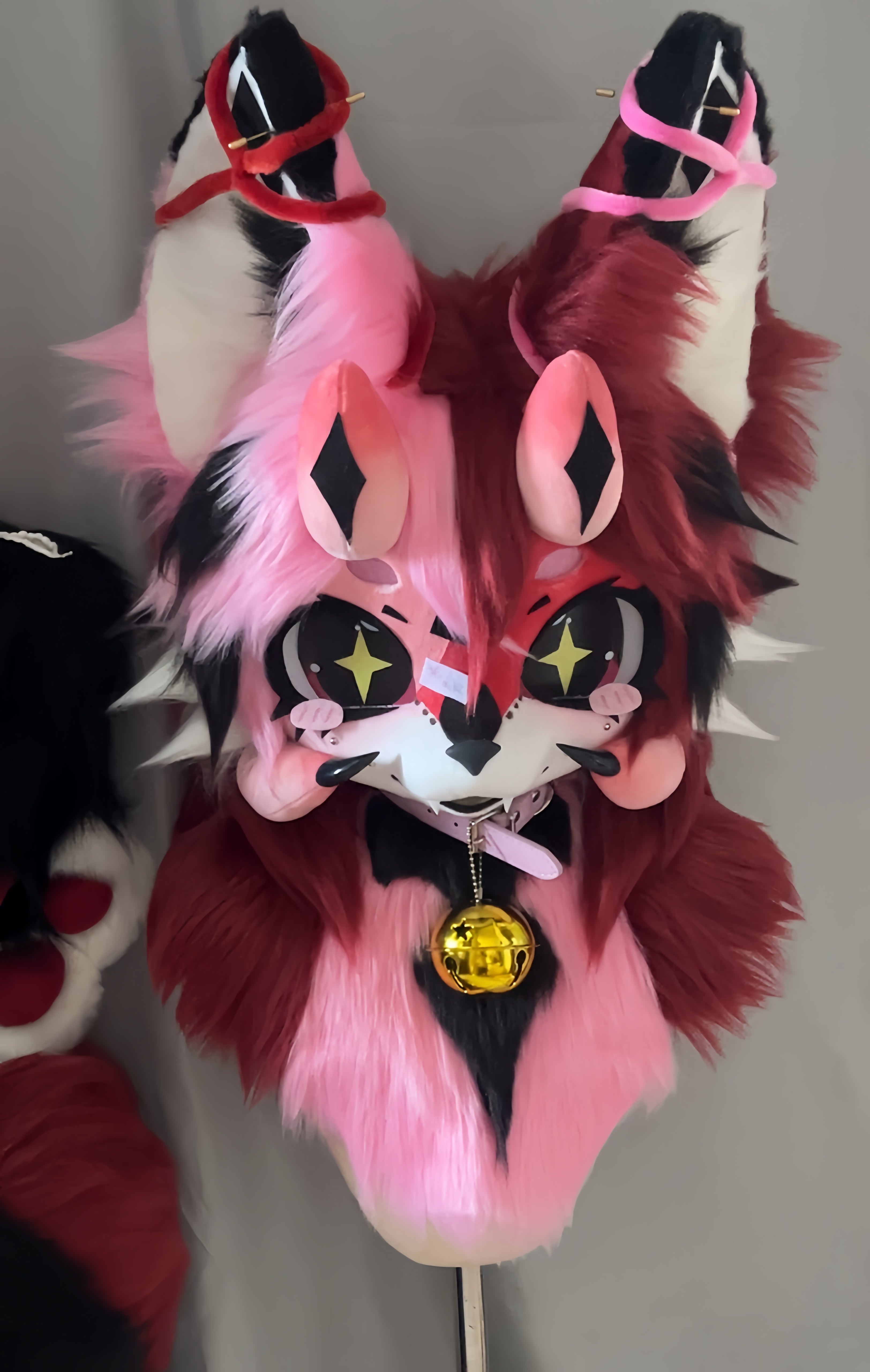 Black Lamb Kemono Head Fursuits (Gift Handpaws+Tail)