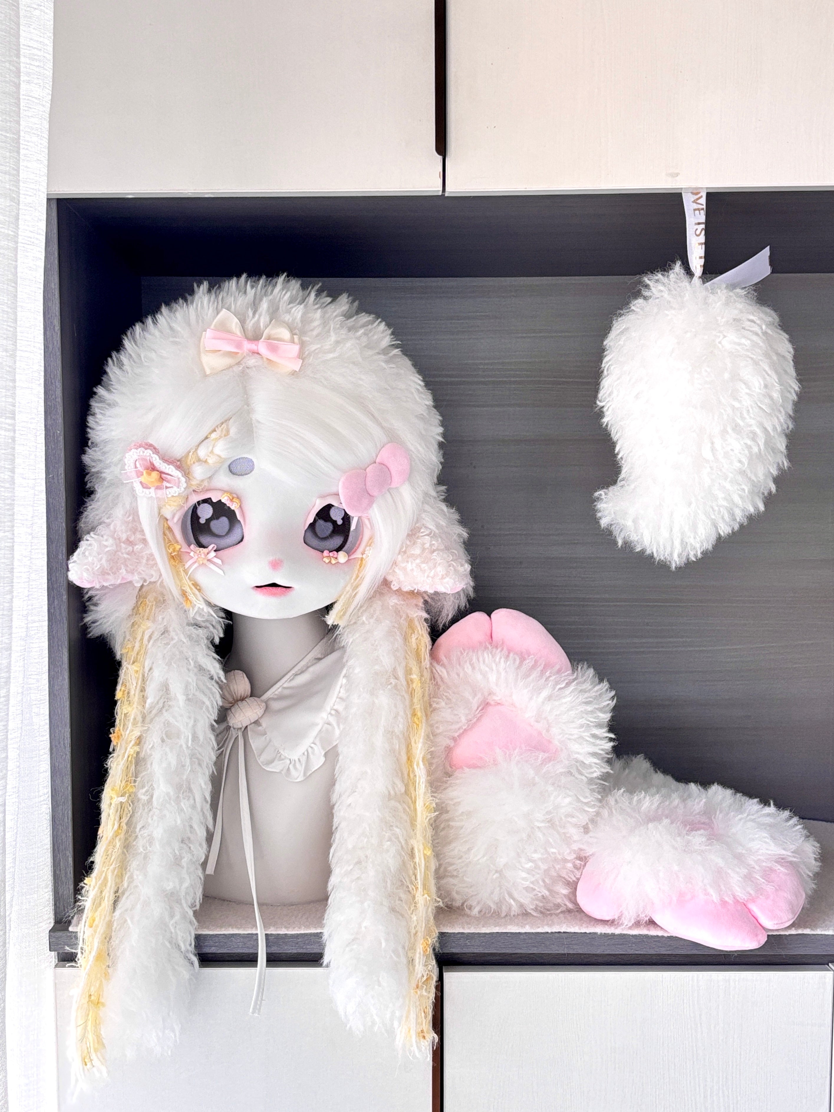 [Lamb] Yellow Lamb Kig Fursuits Stock (Gift Handpaws+Tail)