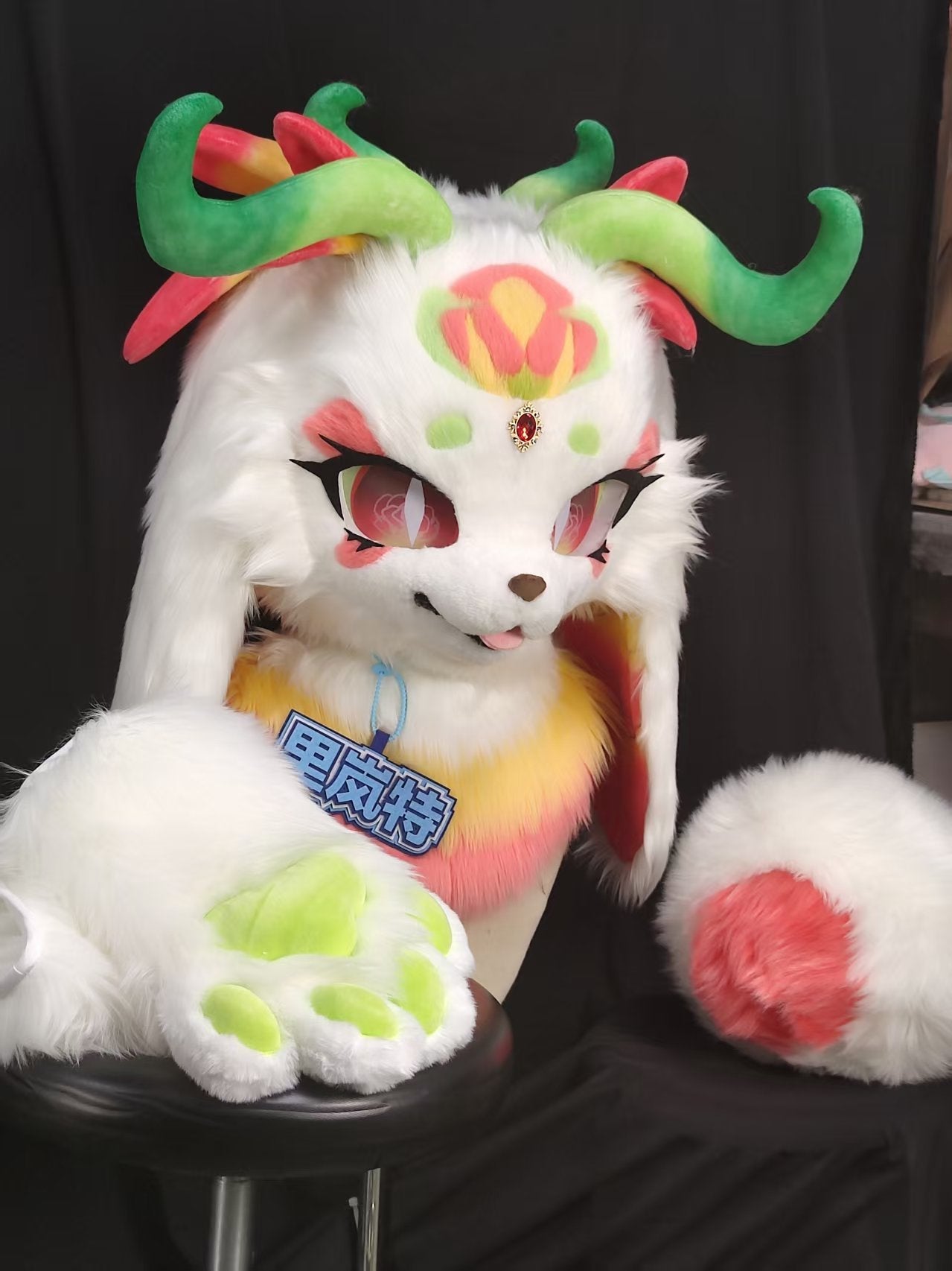 [Bunny] Flower Bunny Kemono Fursuits Stock (Gift Handpaws+Tail)