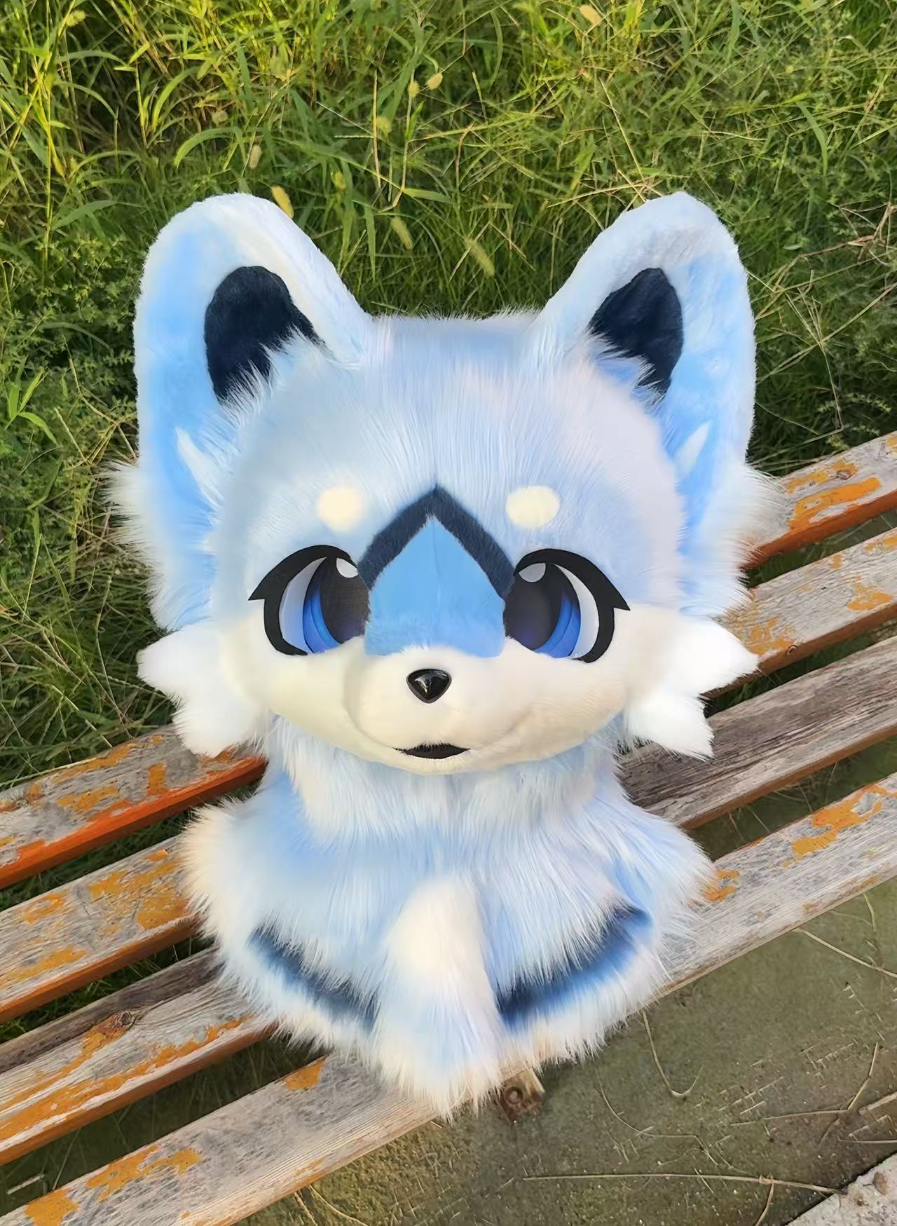 Blue Puppy Kemono Head Fursuit