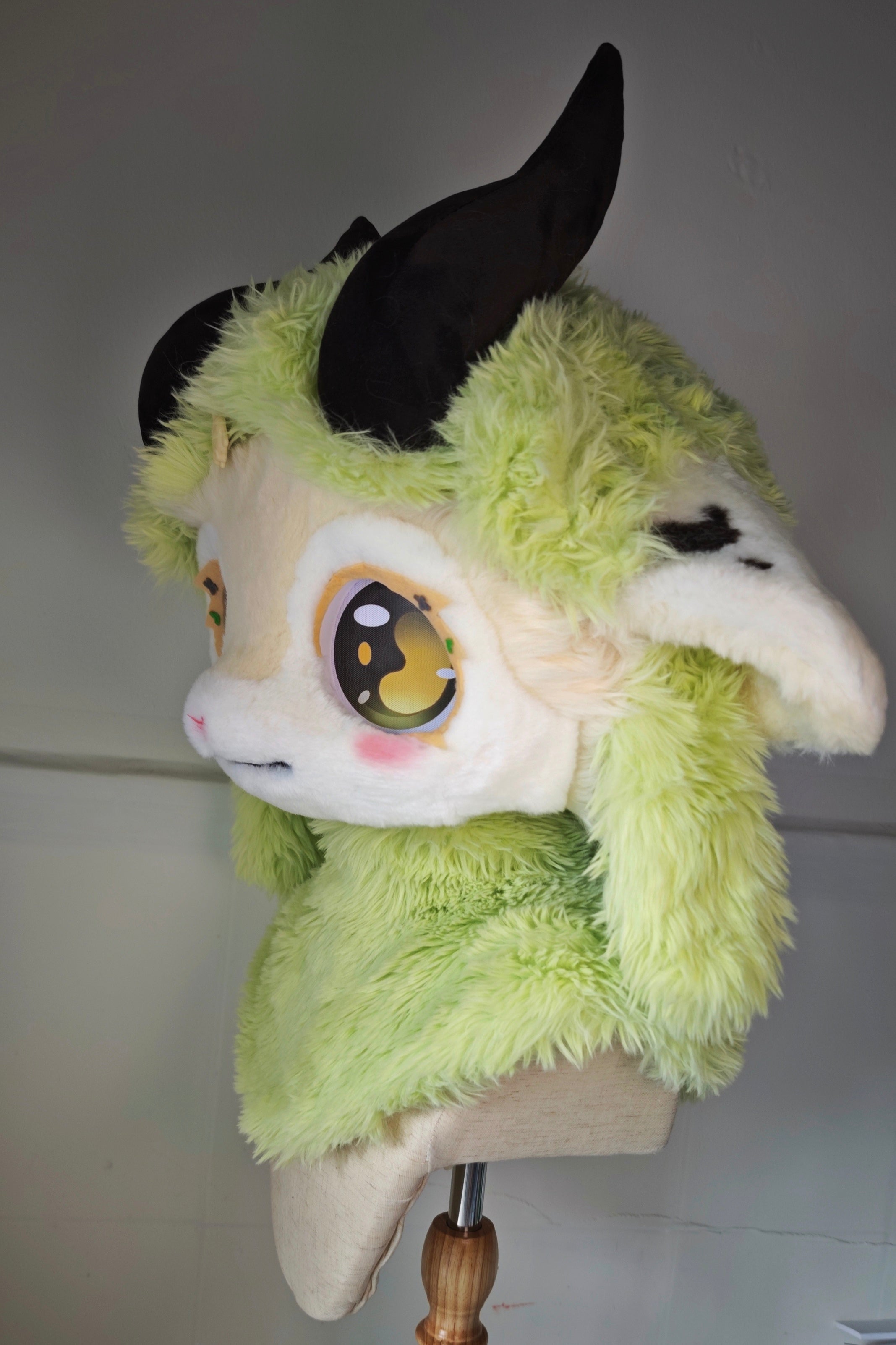 Vanilla Lamb Kemono Head Fursuit