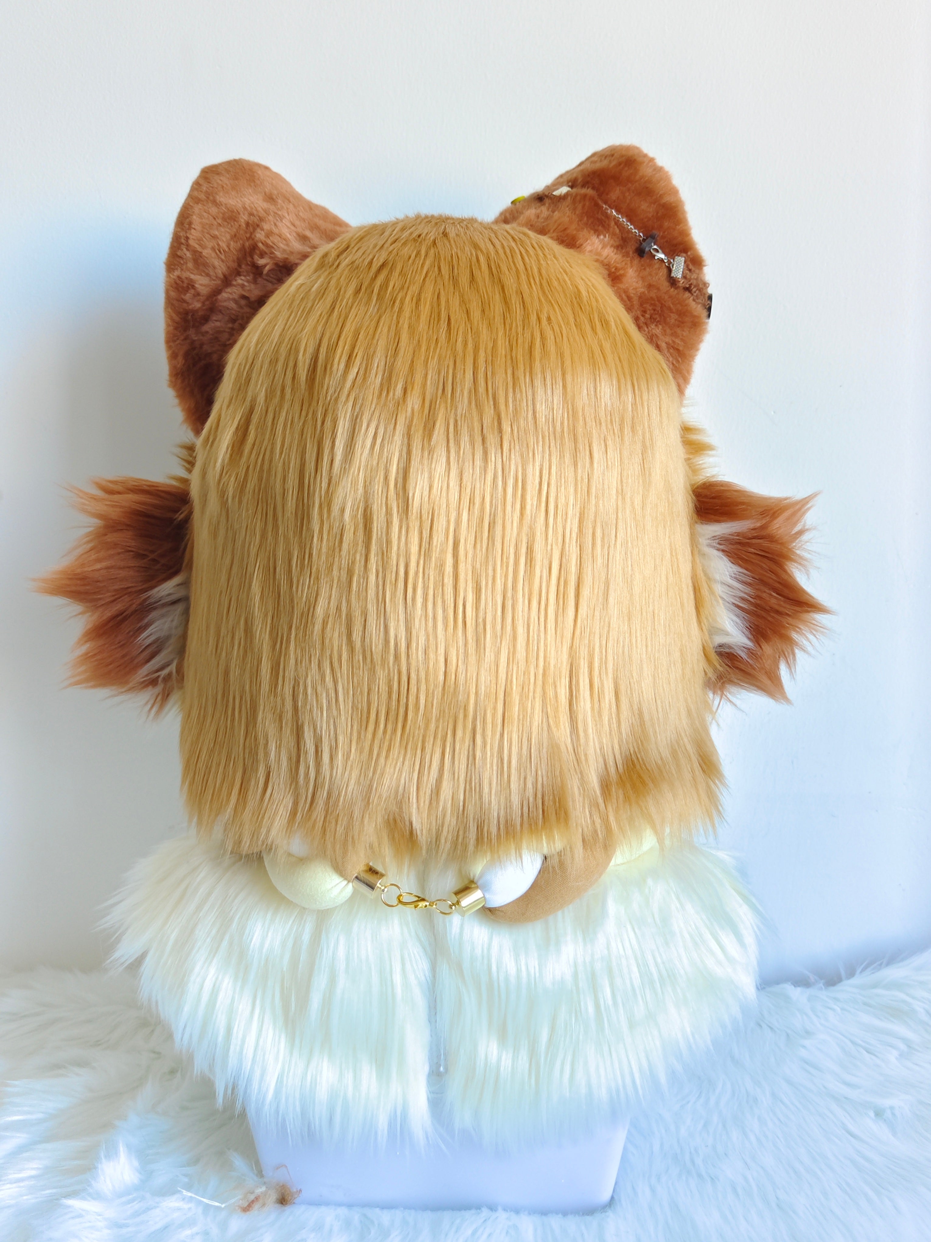 Coffee Puppy Kemono Head Fursuit (Gift Tail)