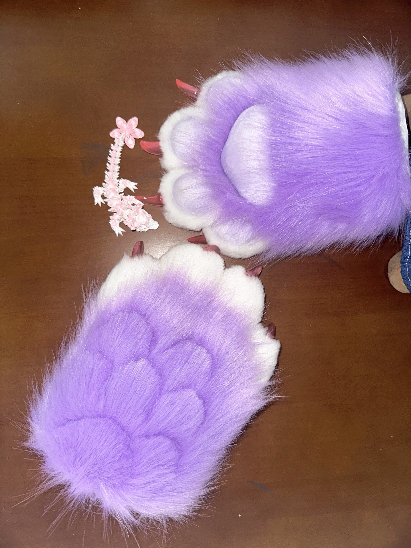 Sakura Dragon Kemono Head Fursuit (Gift Handpaws+Tail)