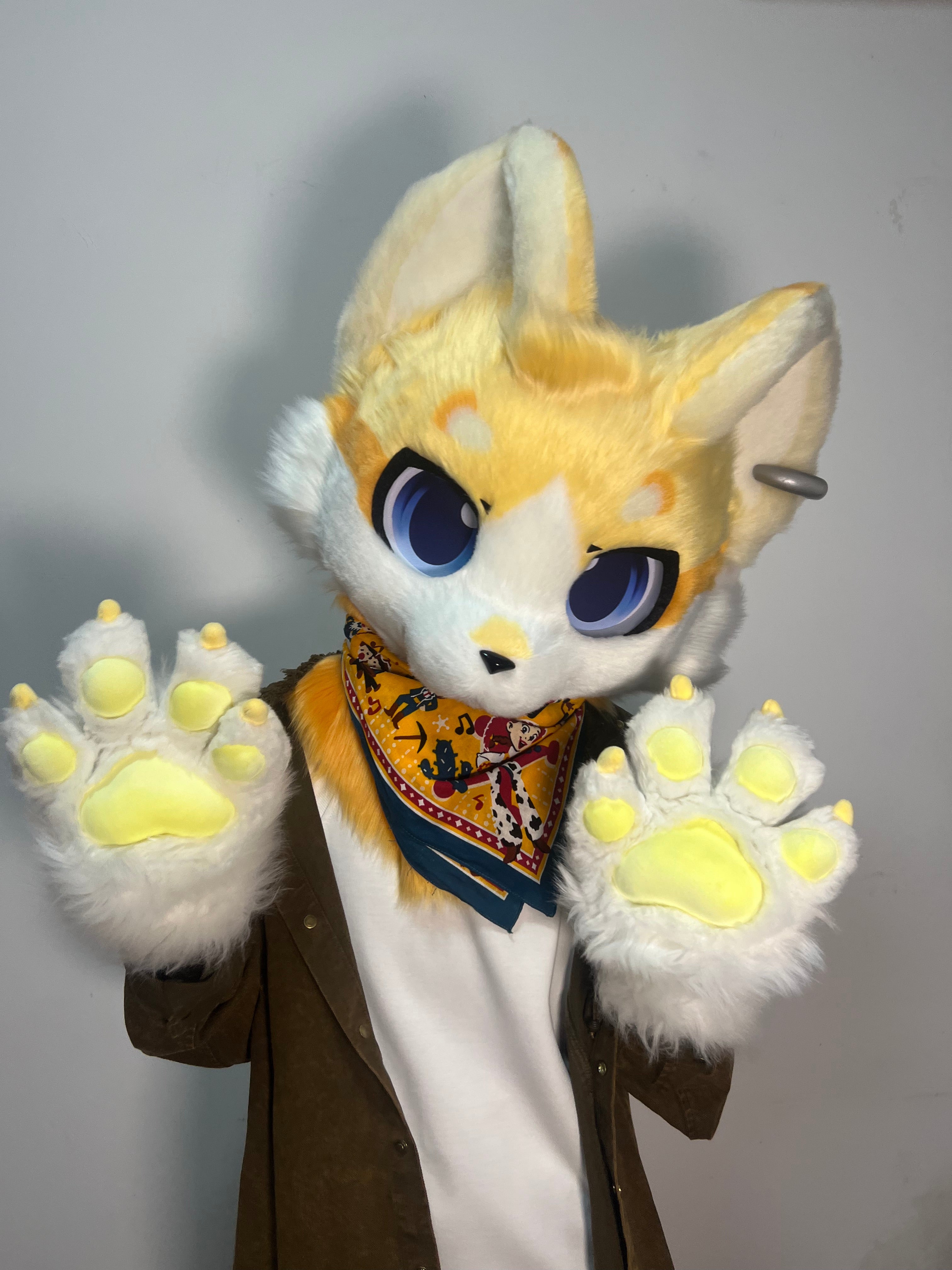 Bread Puppy Kemono Head Fursuit