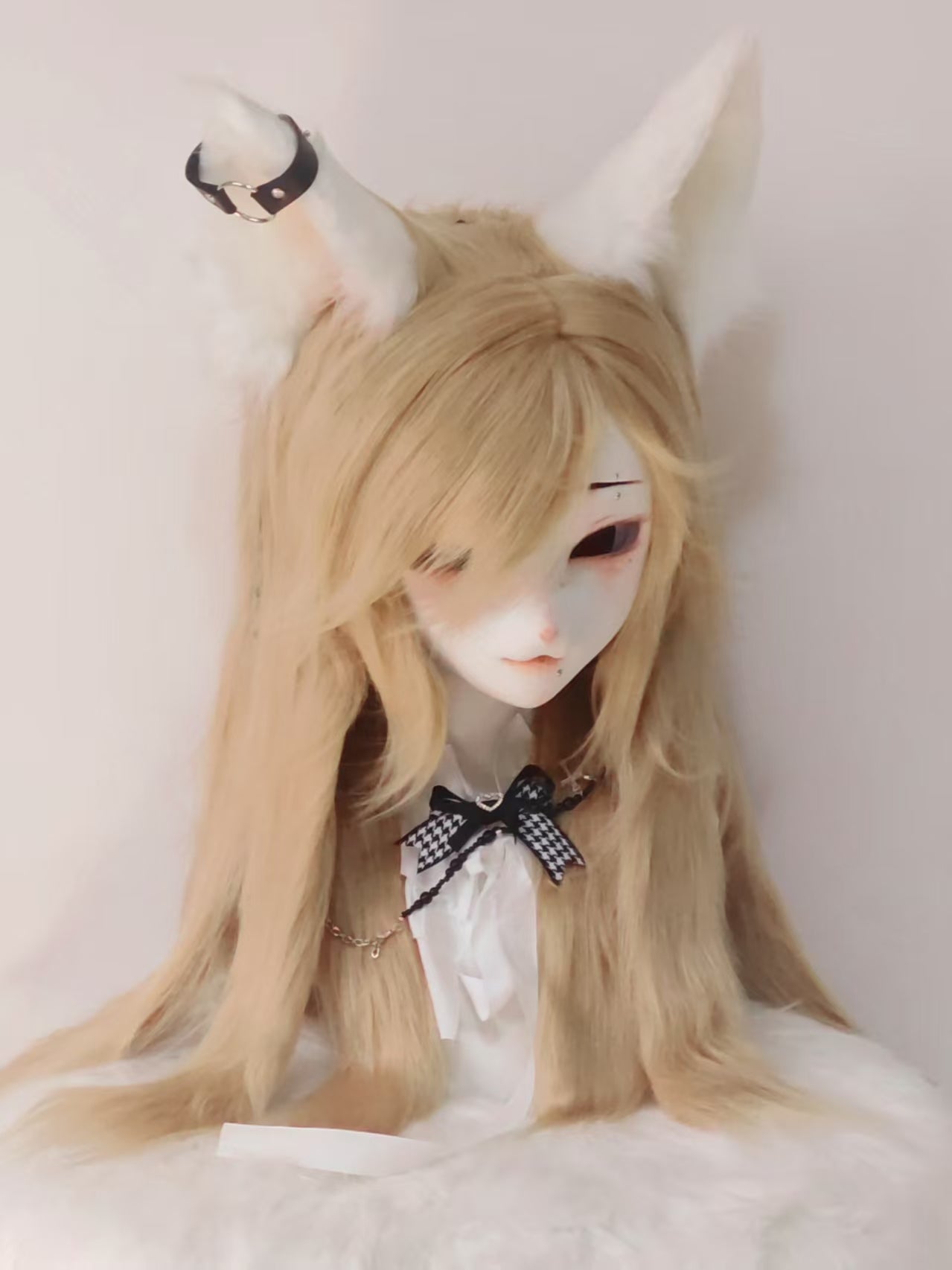 Gold Fox Kig Head Fursuit
