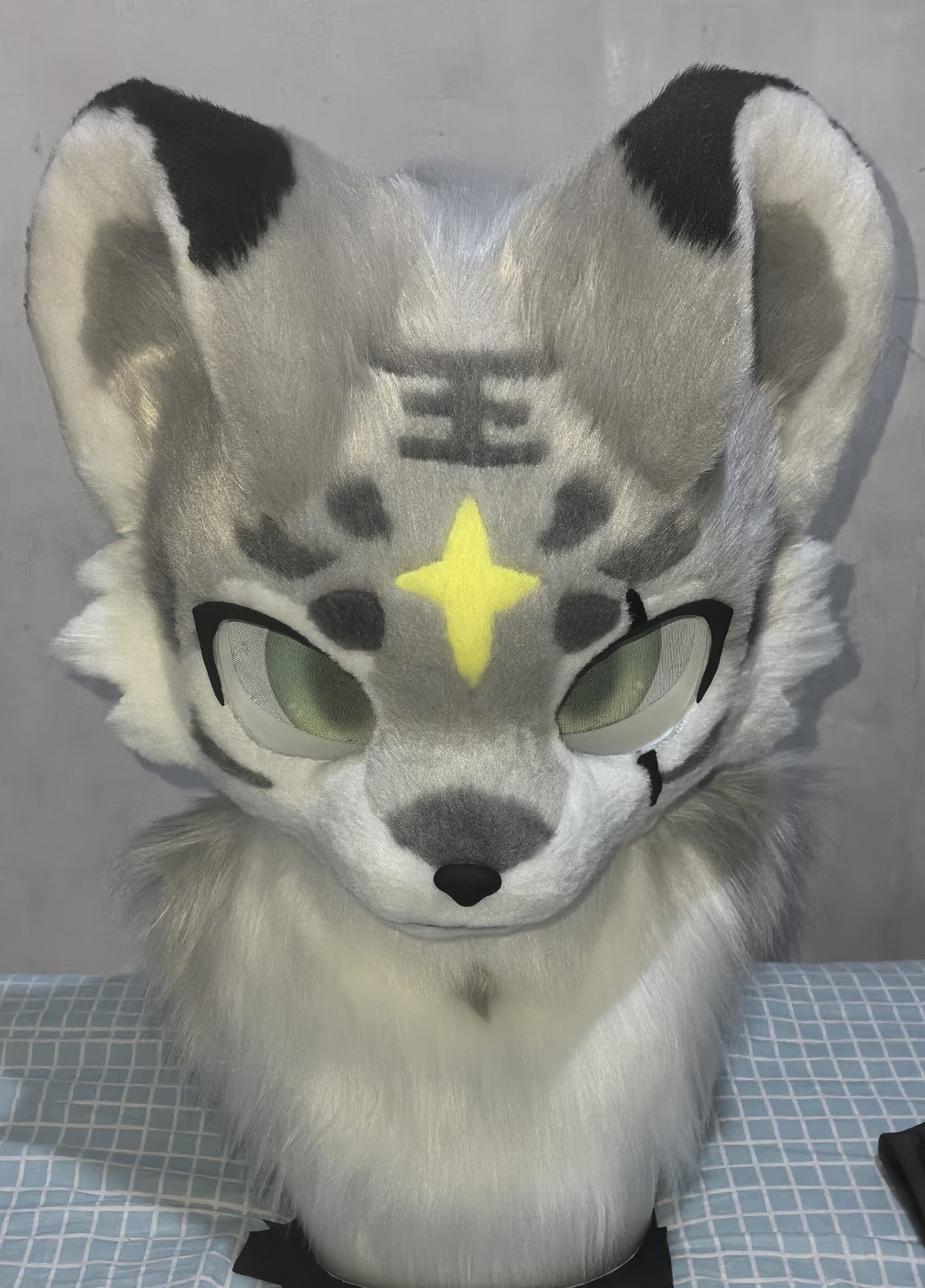 Gray Tiger Kemono Head Fursuit