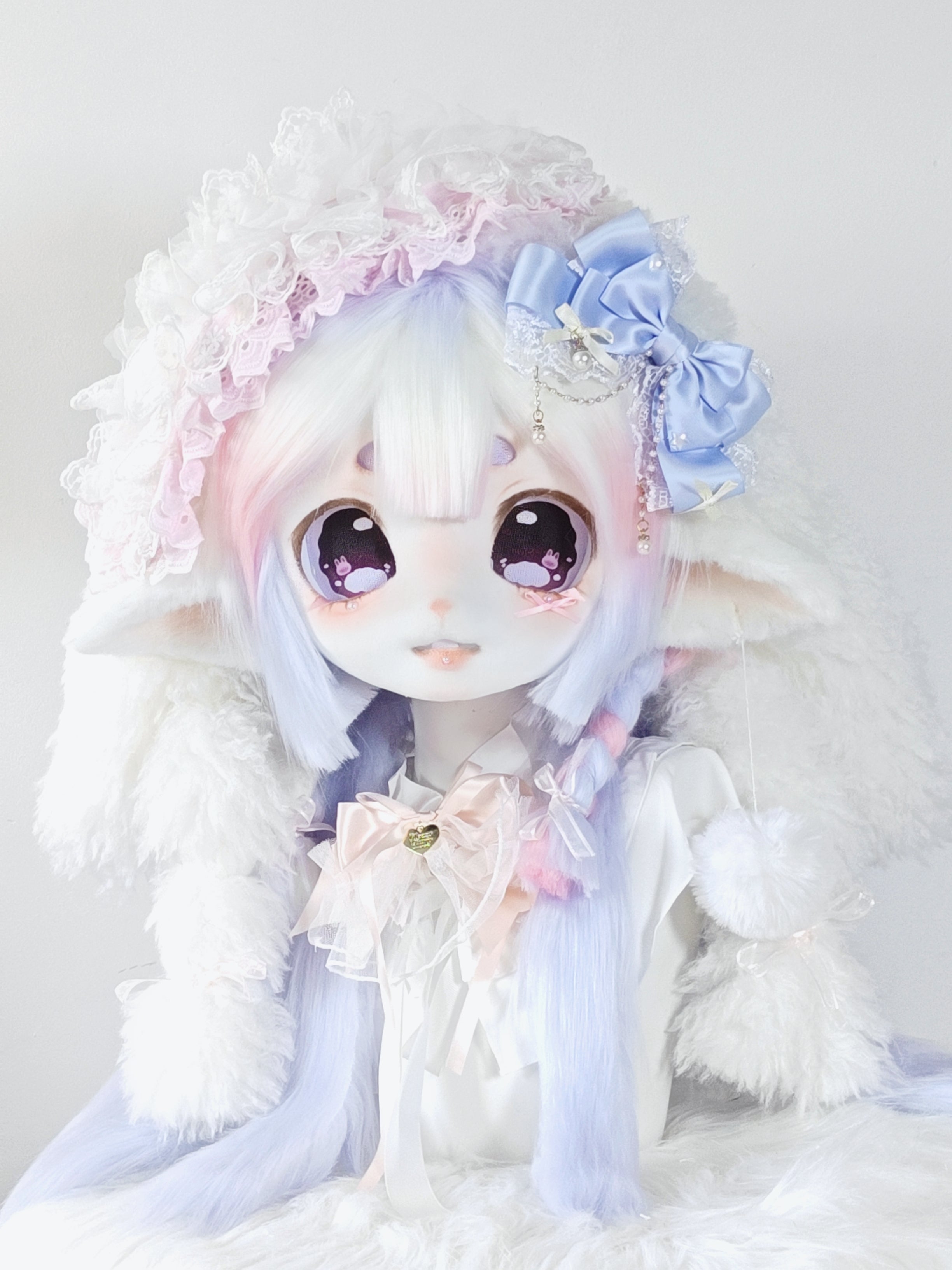 Maid Lamb Kig Head Fursuit