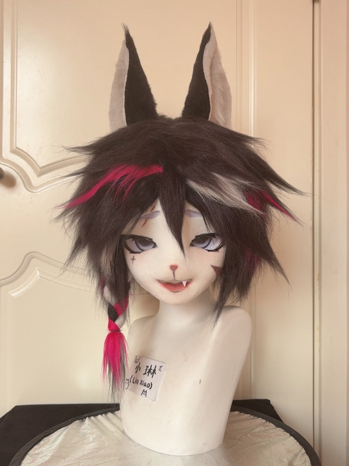 Black Fox Kig Head Fursuit